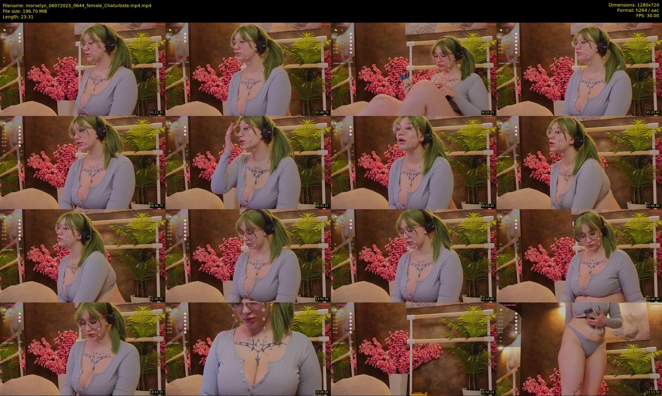 morvelyn — 24 minute Chaturbate female cam show recording, 720p, Jul 6, 2025
