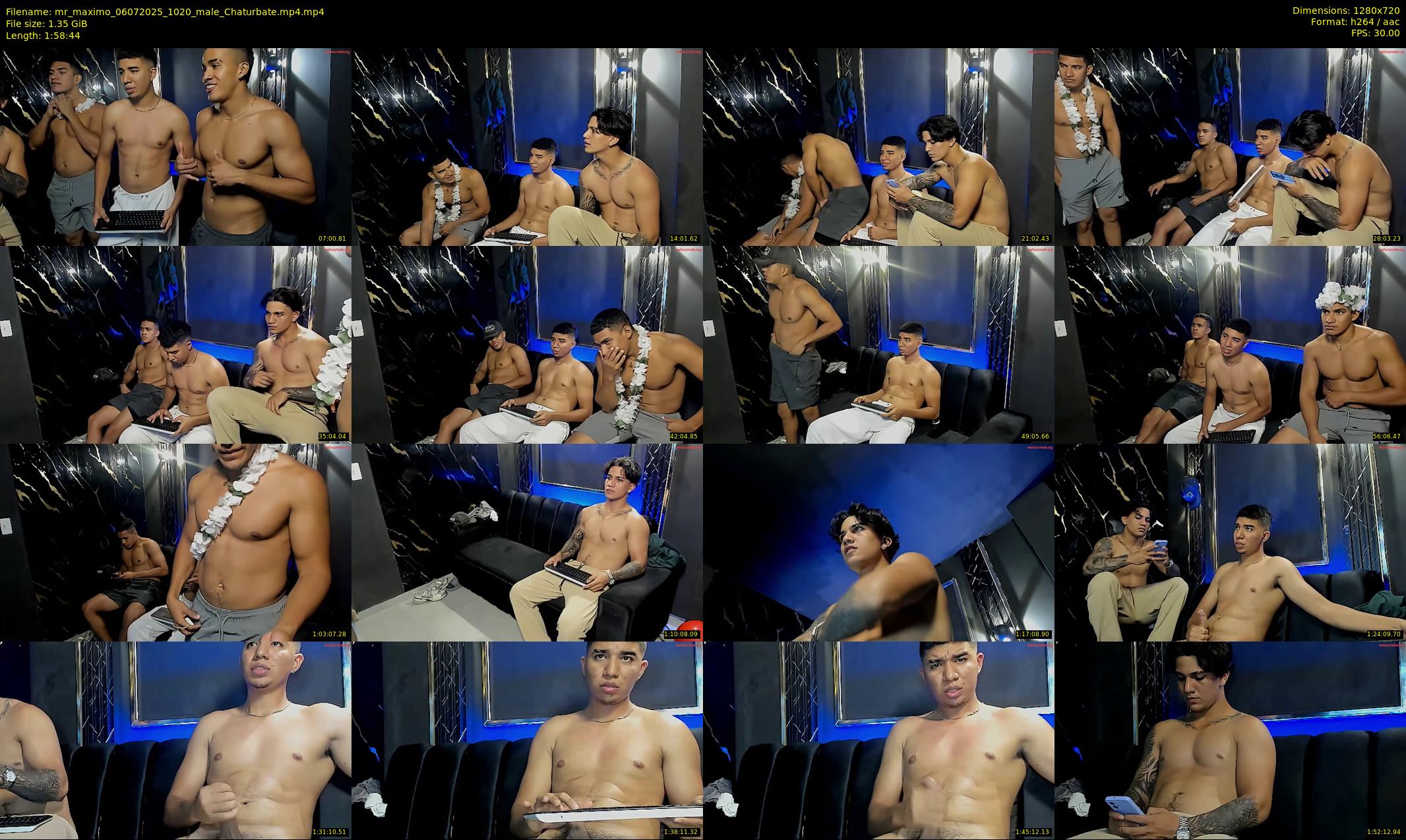 mr_maximo — 119 minute Chaturbate male cam show recording, 720p, Jul 6, 2025
