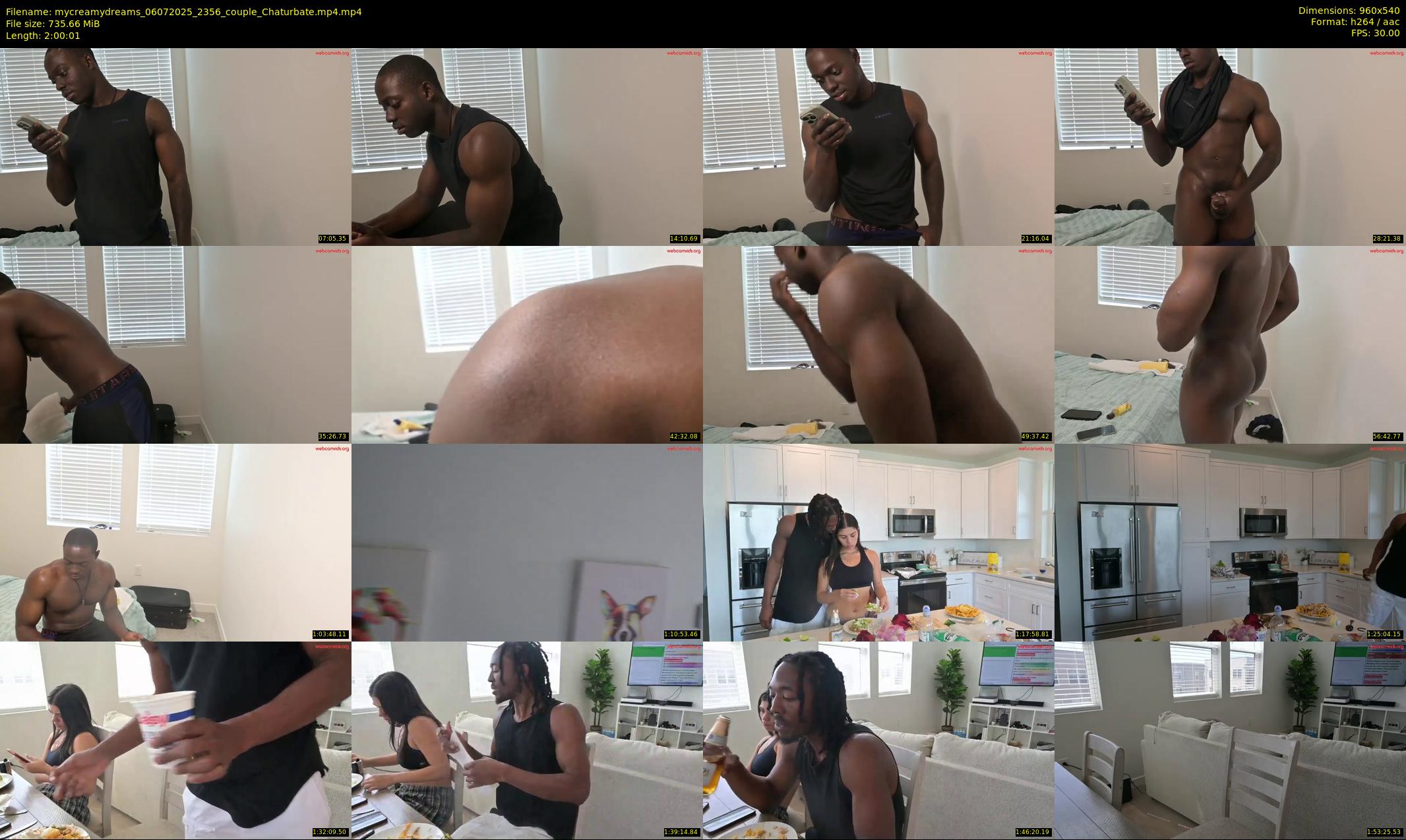 mycreamydreams — 121 minute Chaturbate couple cam show recording, 480p, Jul 6, 2025