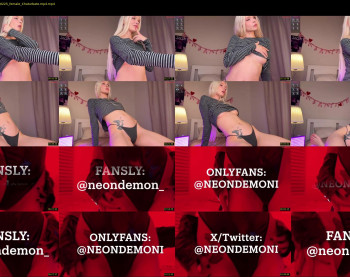 neondemon_ — 13 minute Chaturbate female cam show recording, 720p, Jul 7, 2025