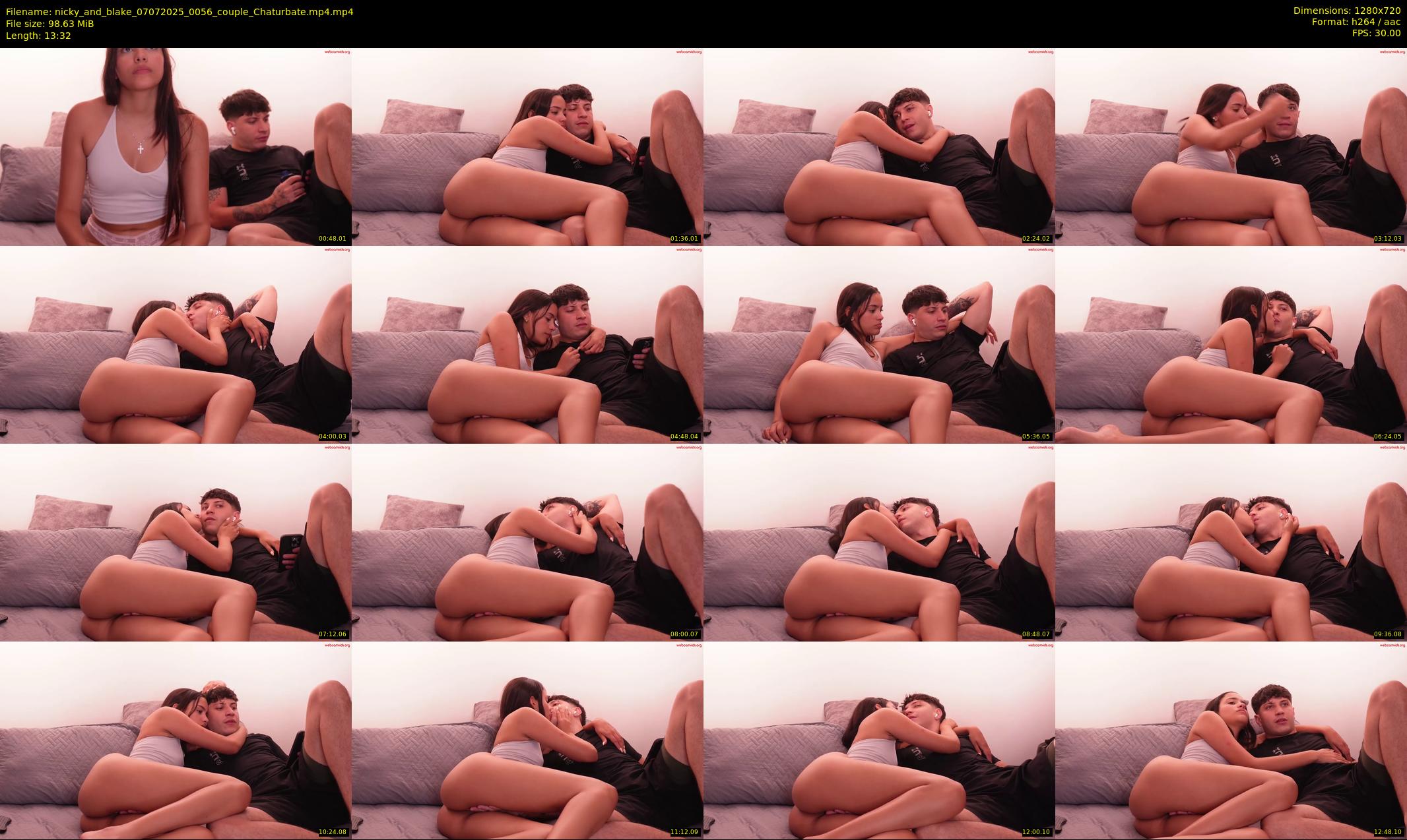 nicky_and_blake — 14 minute Chaturbate couple cam show recording, 720p, Jul 7, 2025