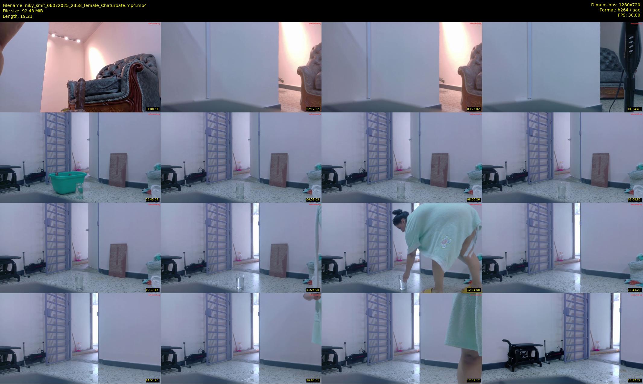 niky_smit — 20 minute Chaturbate female cam show recording, 720p, Jul 6, 2025