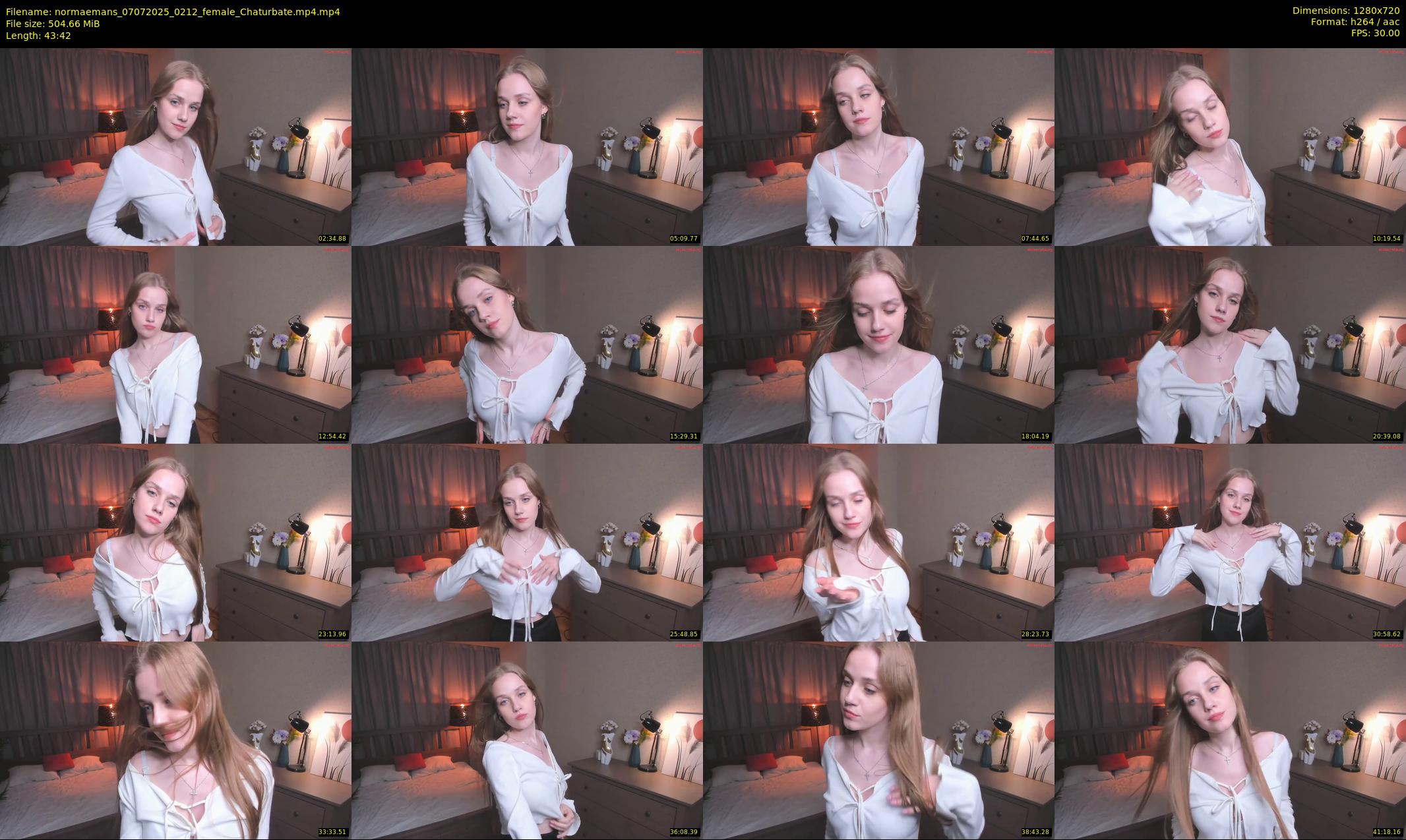 normaemans — 44 minute Chaturbate female cam show recording, 720p, Jul 7, 2025