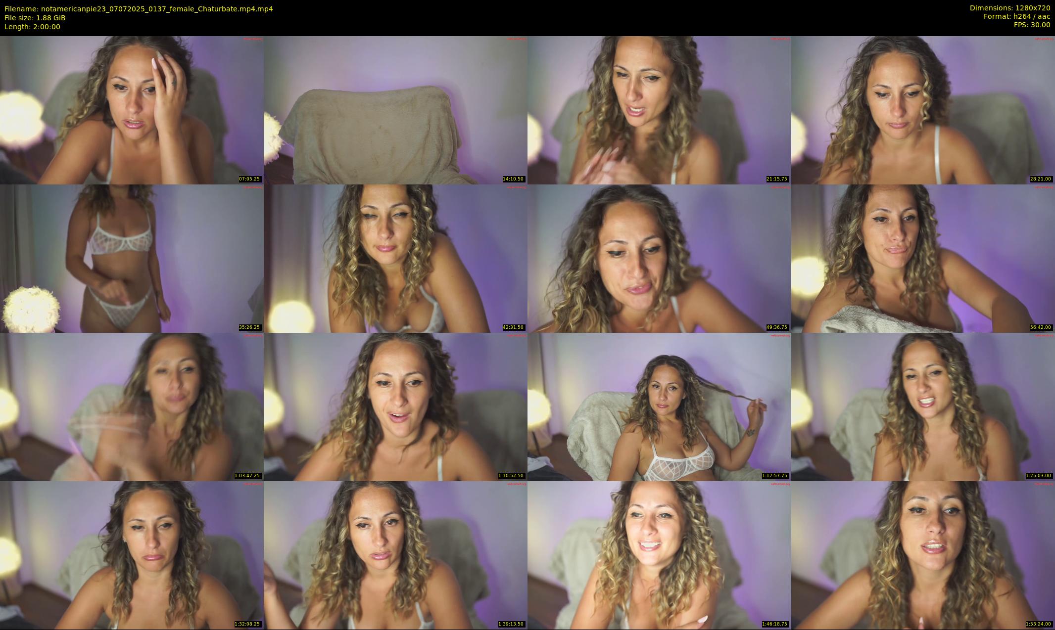 notamericanpie23 — 120 minute Chaturbate female cam show recording, 720p, Jul 7, 2025