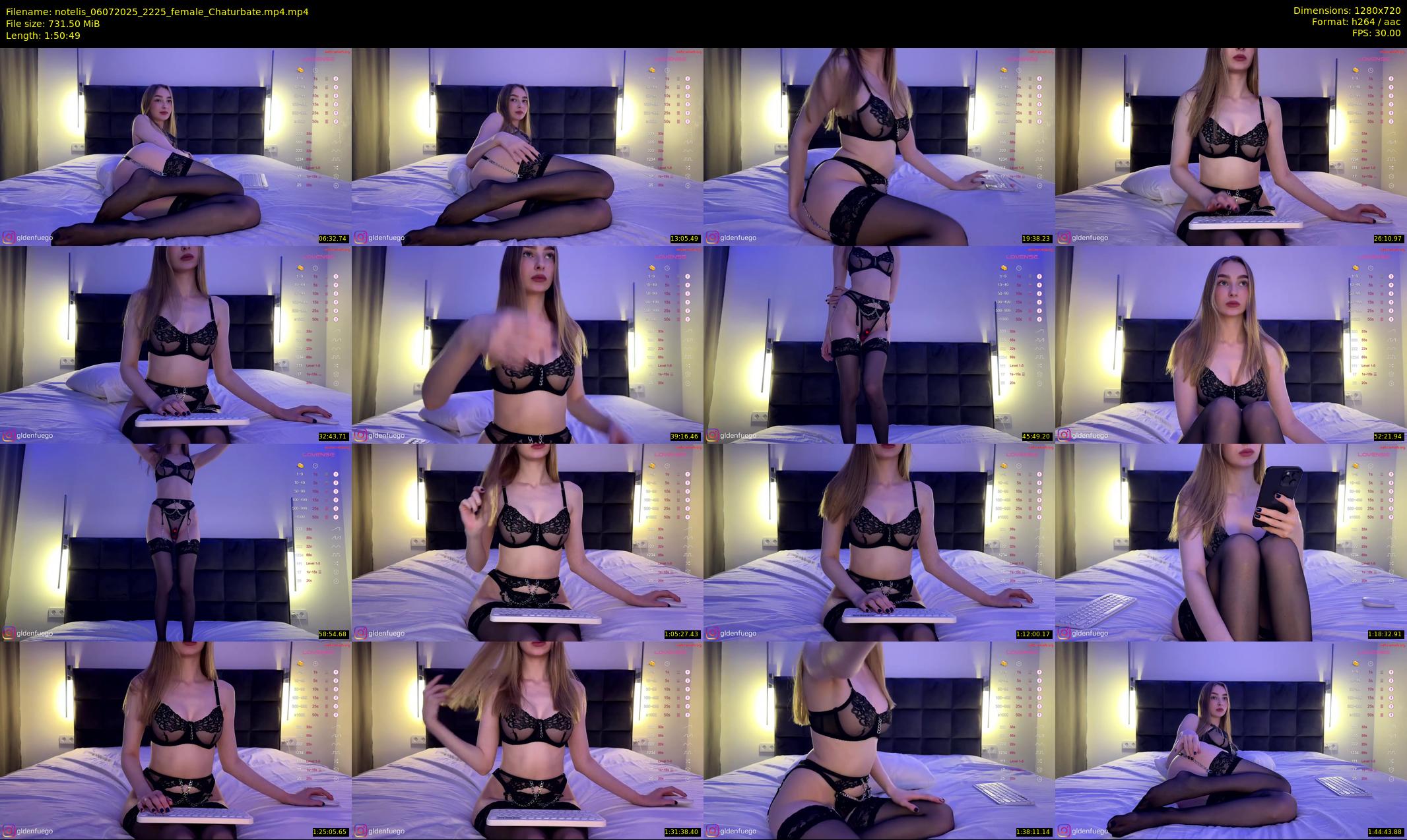 notelis — 111 minute Chaturbate female cam show recording, 720p, Jul 6, 2025