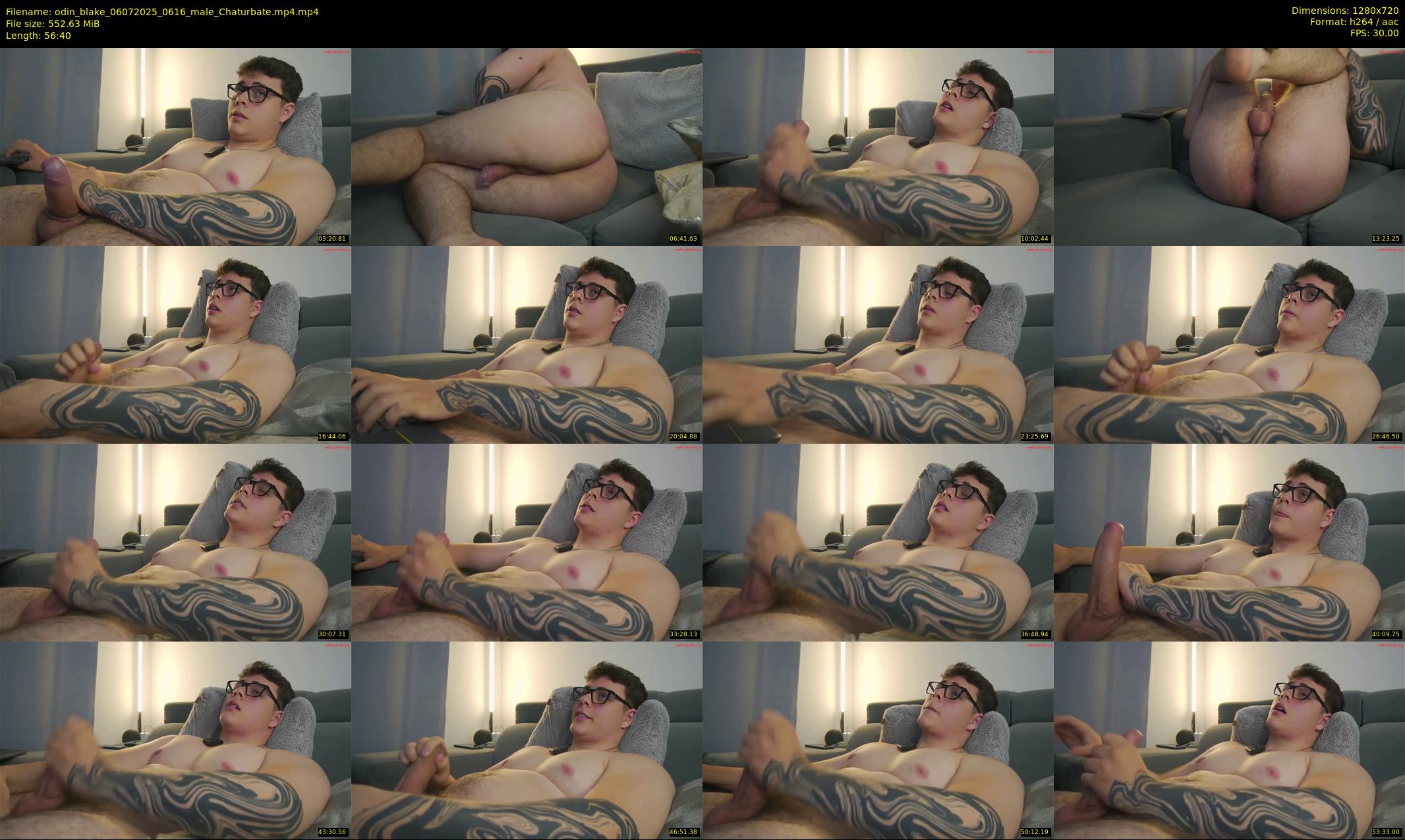 odin_blake — 57 minute Chaturbate male cam show recording, 720p, Jul 6, 2025