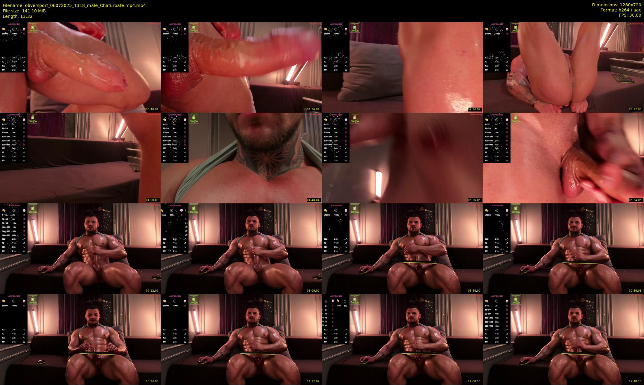 oliversport — 14 minute Chaturbate male cam show recording, 720p, Jul 6, 2025