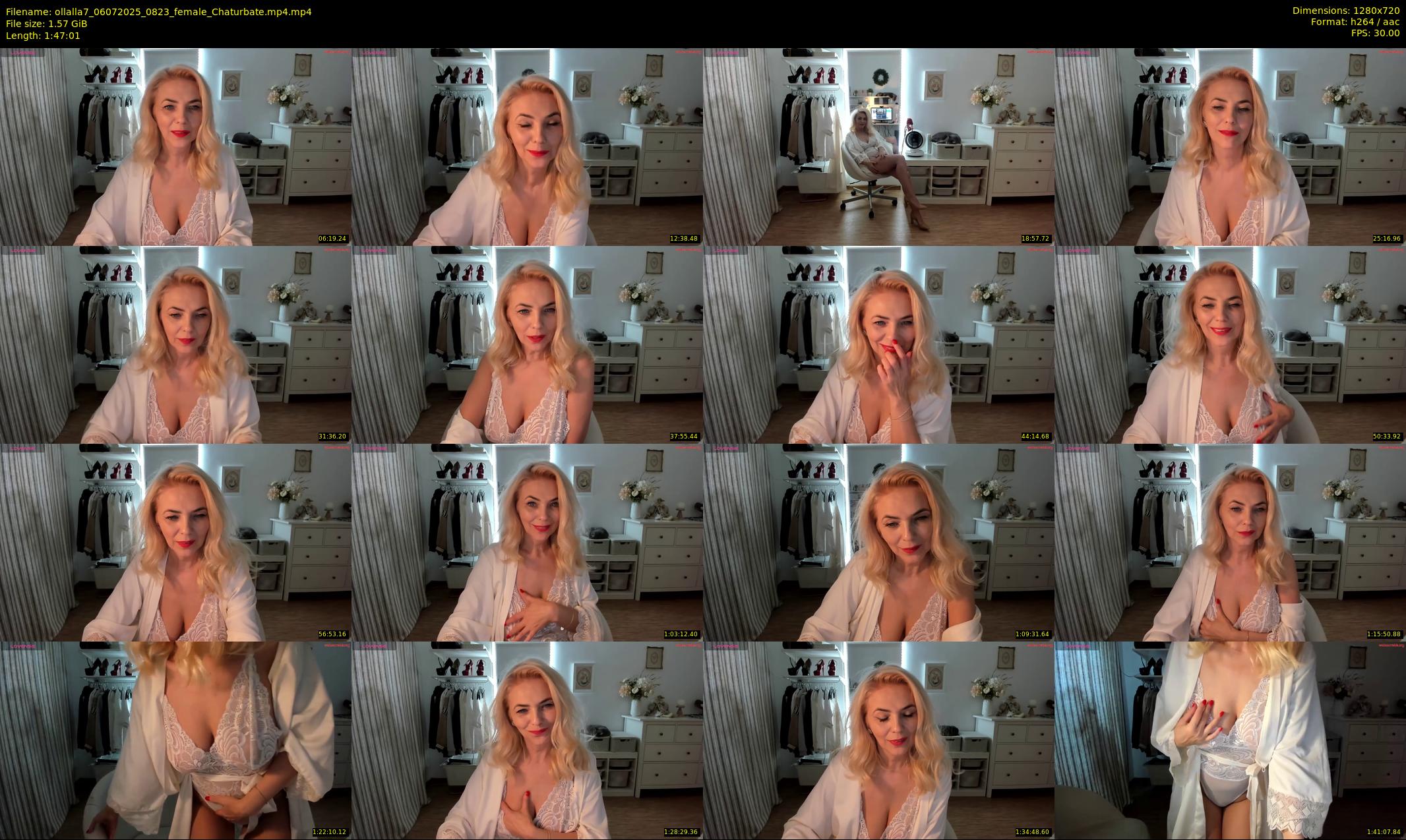 ollalla7 — 108 minute Chaturbate female cam show recording, 720p, Jul 6, 2025