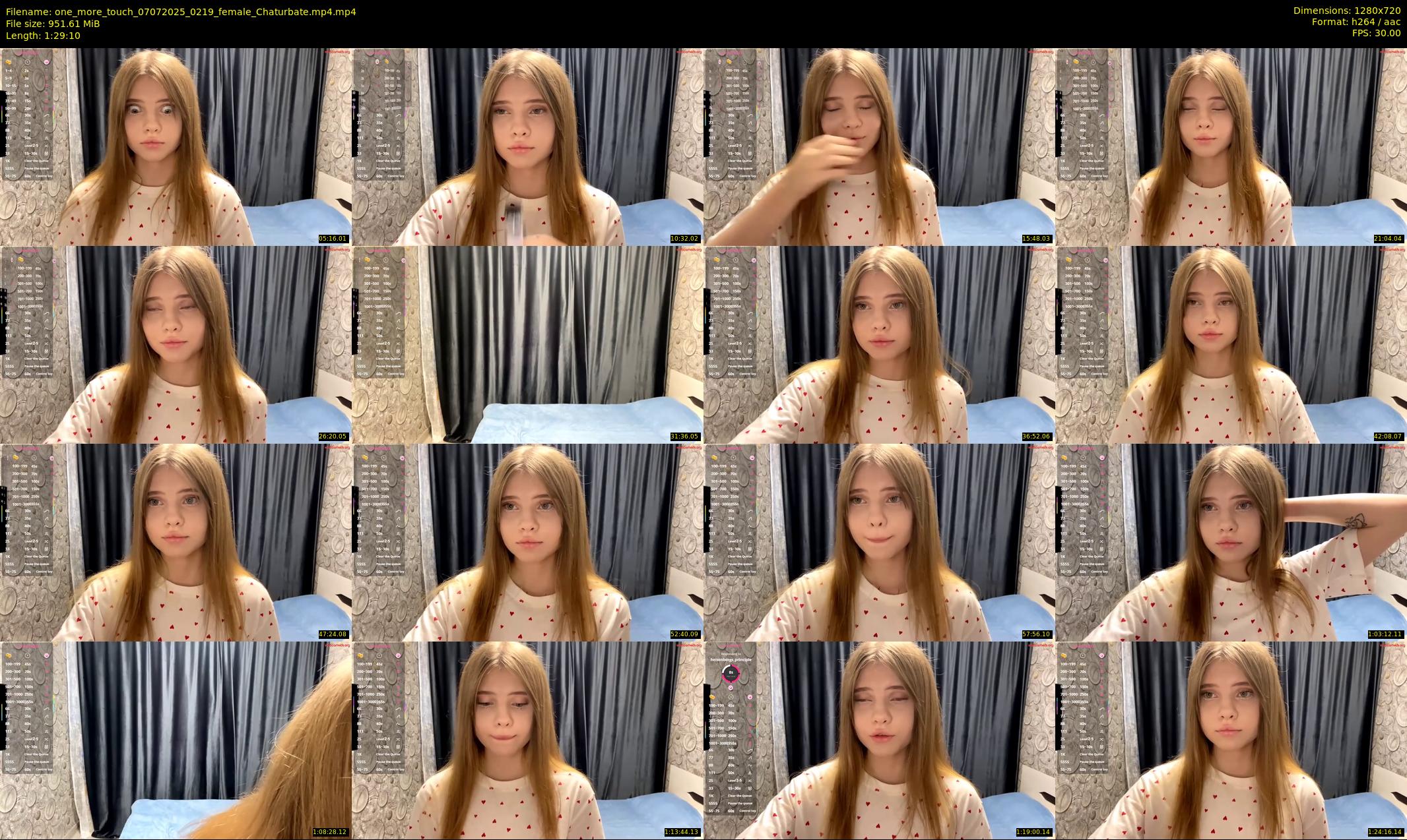 one_more_touch — 90 minute Chaturbate female cam show recording, 720p, Jul 7, 2025
