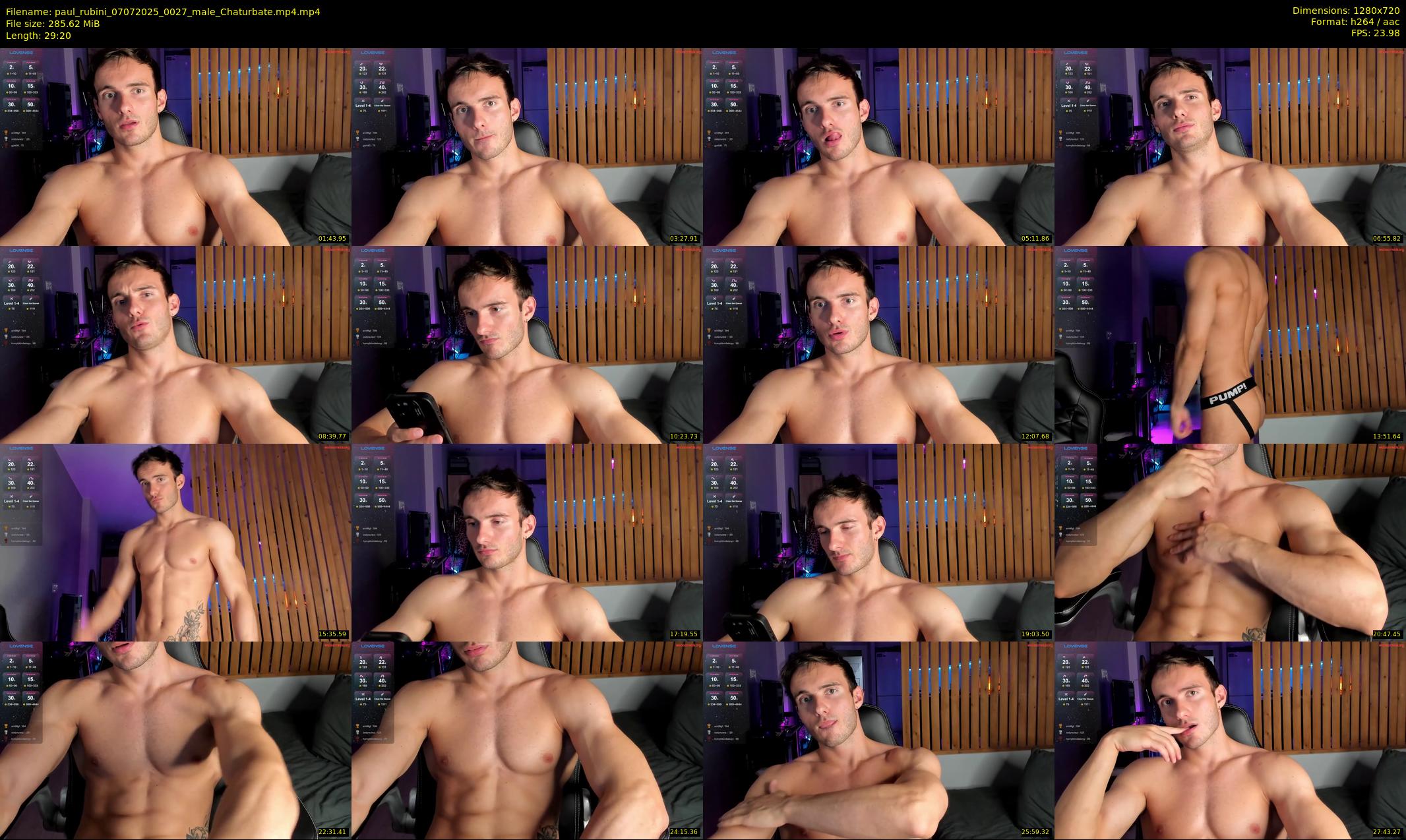 paul_rubini — 30 minute Chaturbate male cam show recording, 720p, Jul 7, 2025
