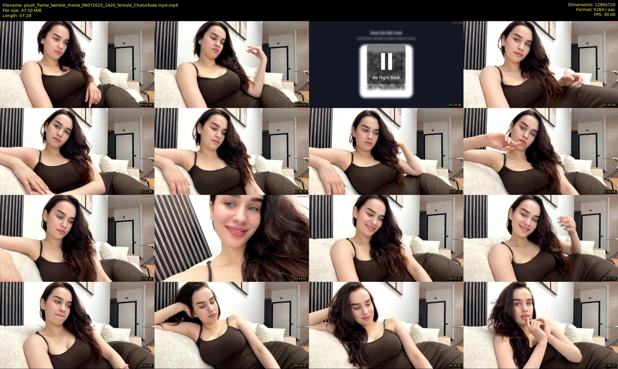plush_flame_twinkle_meow — 8 minute Chaturbate female cam show recording, 720p, Jul 6, 2025