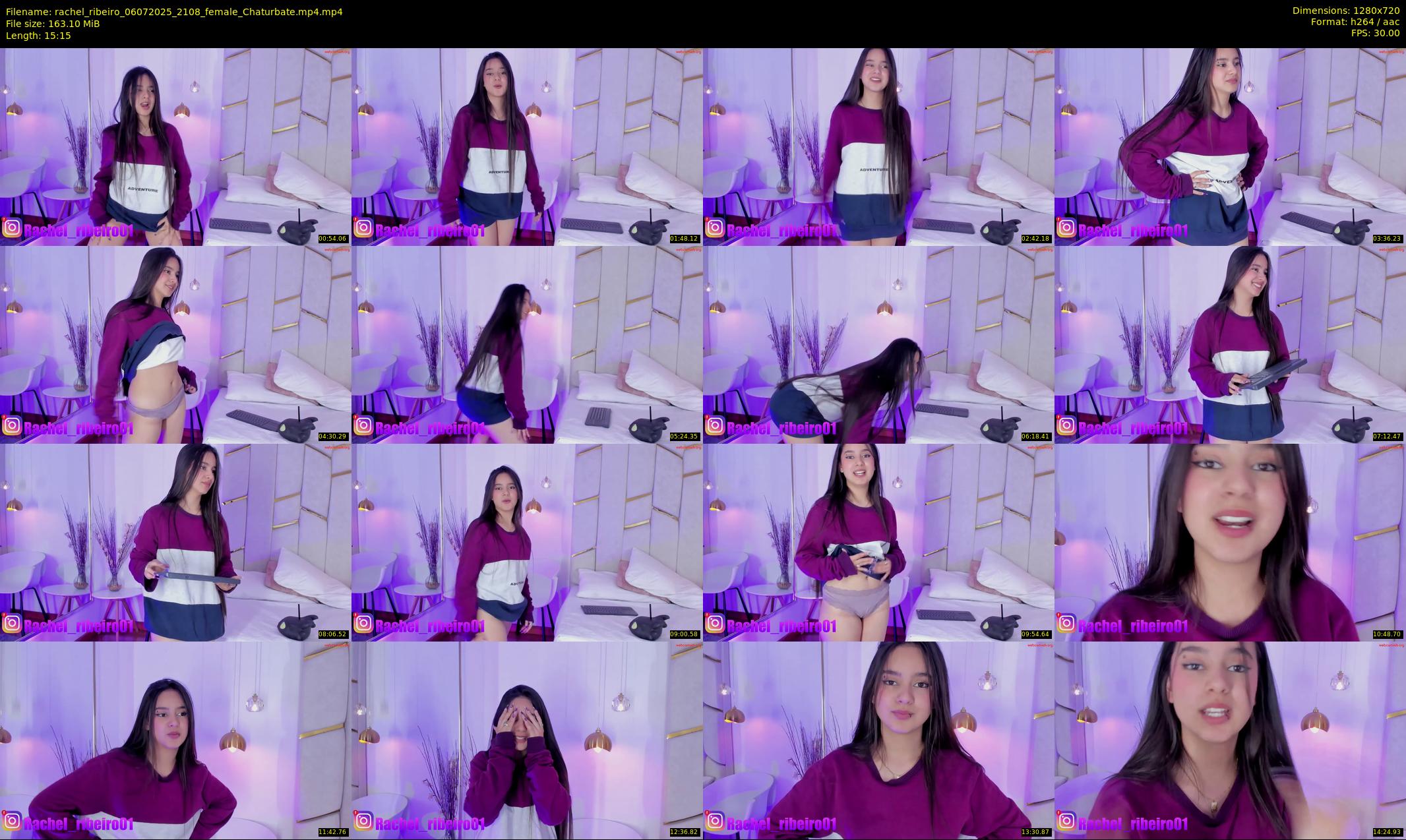 rachel_ribeiro — 16 minute Chaturbate female cam show recording, 720p, Jul 6, 2025