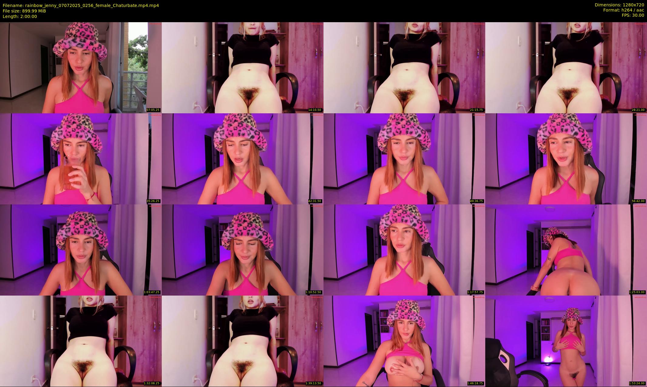 rainbow_jenny — 120 minute Chaturbate female cam show recording, 720p, Jul 7, 2025
