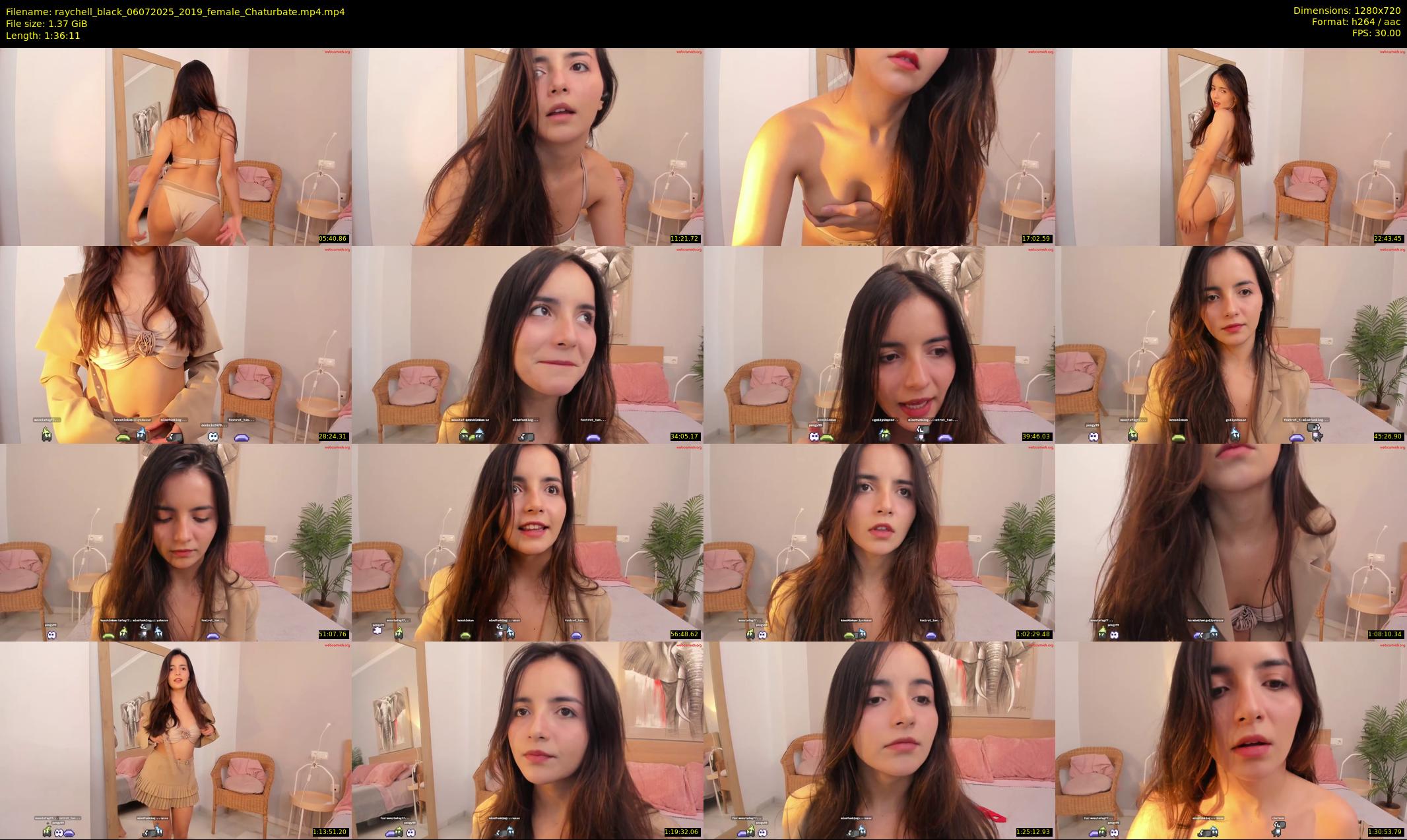 raychell_black — 97 minute Chaturbate female cam show recording, 720p, Jul 6, 2025