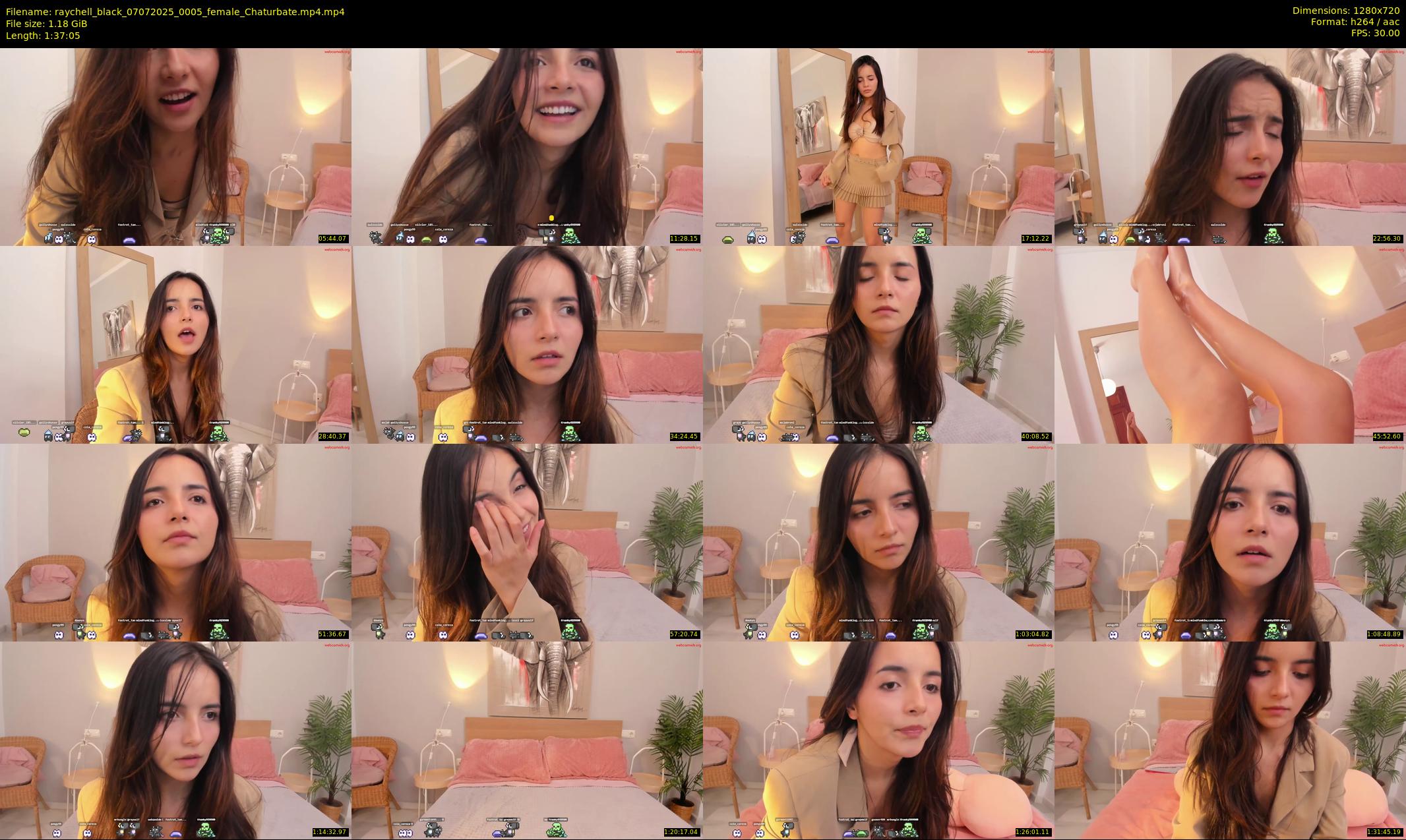 raychell_black — 98 minute Chaturbate female cam show recording, 720p, Jul 7, 2025
