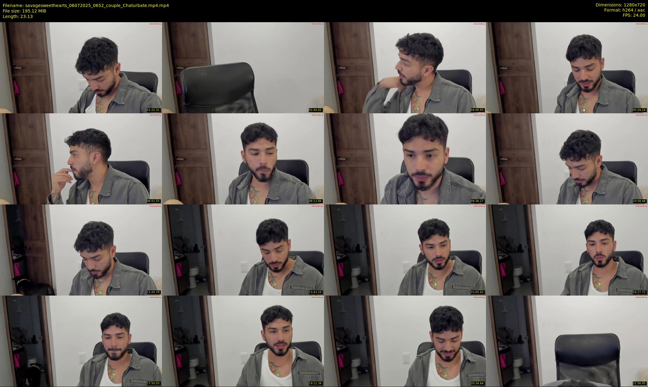 savagesweethearts — 24 minute Chaturbate couple cam show recording, 720p, Jul 6, 2025