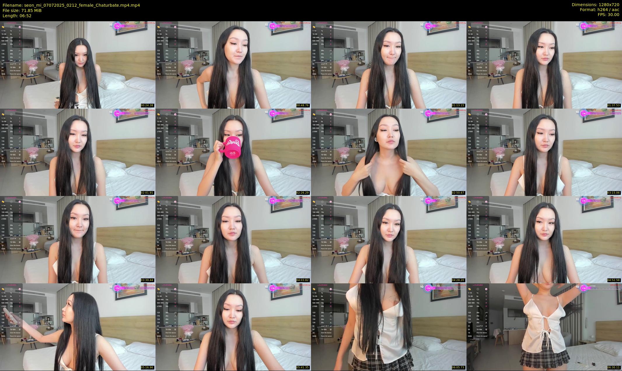 seon_mi — 7 minute Chaturbate female cam show recording, 720p, Jul 7, 2025
