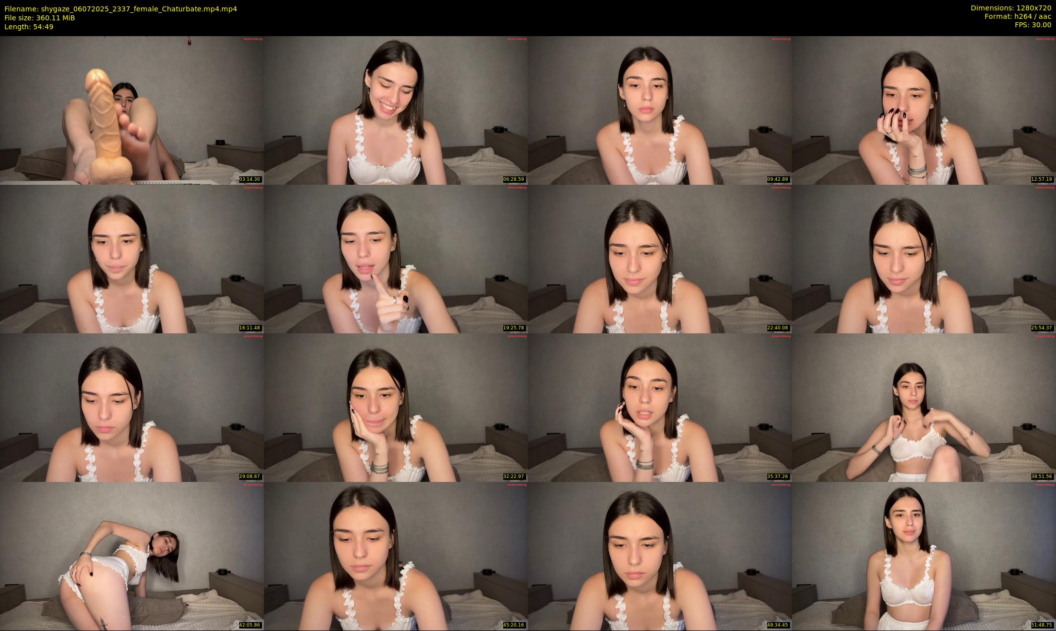 shygaze — 55 minute Chaturbate female cam show recording, 720p, Jul 6, 2025