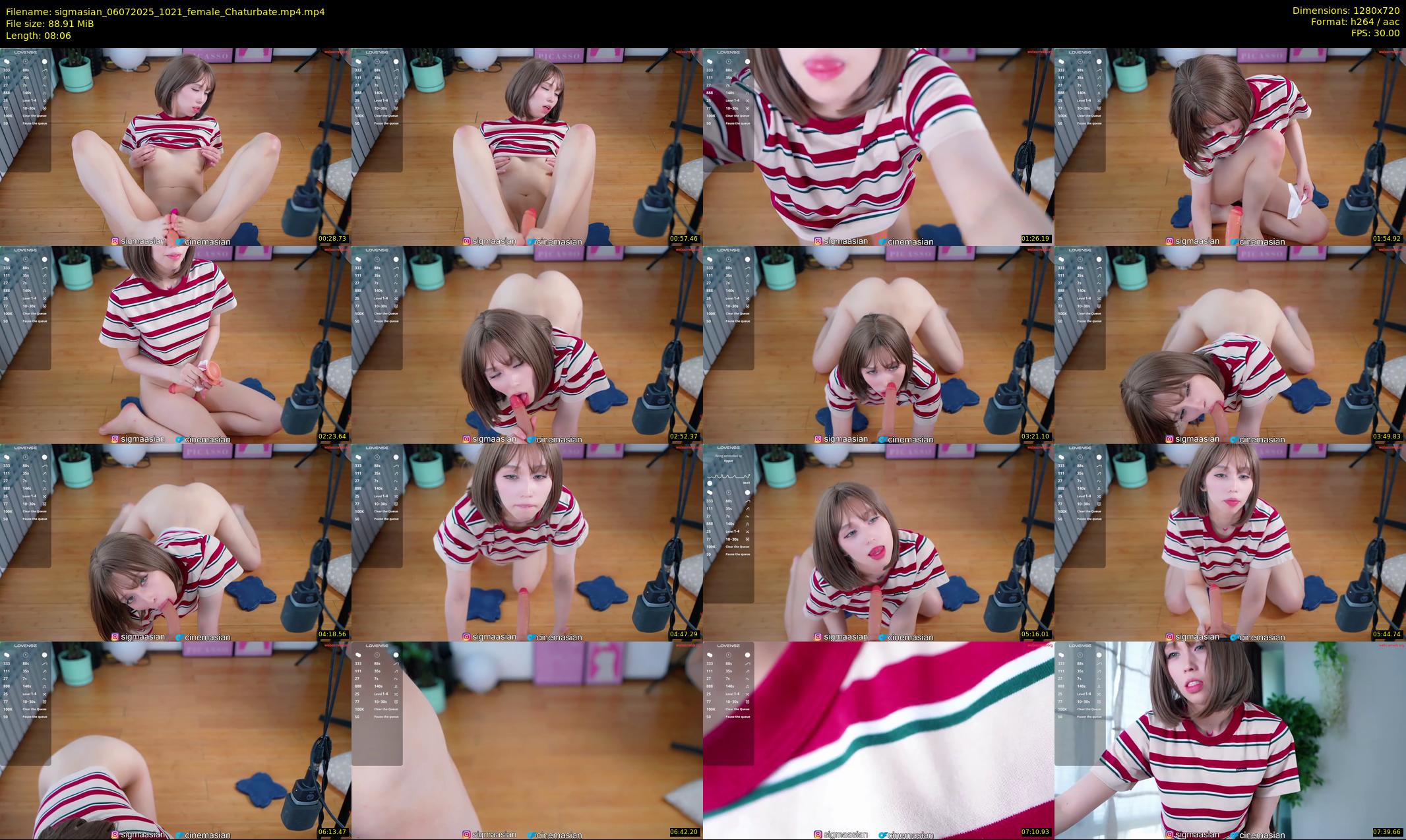sigmasian — 9 minute Chaturbate female cam show recording, 720p, Jul 6, 2025