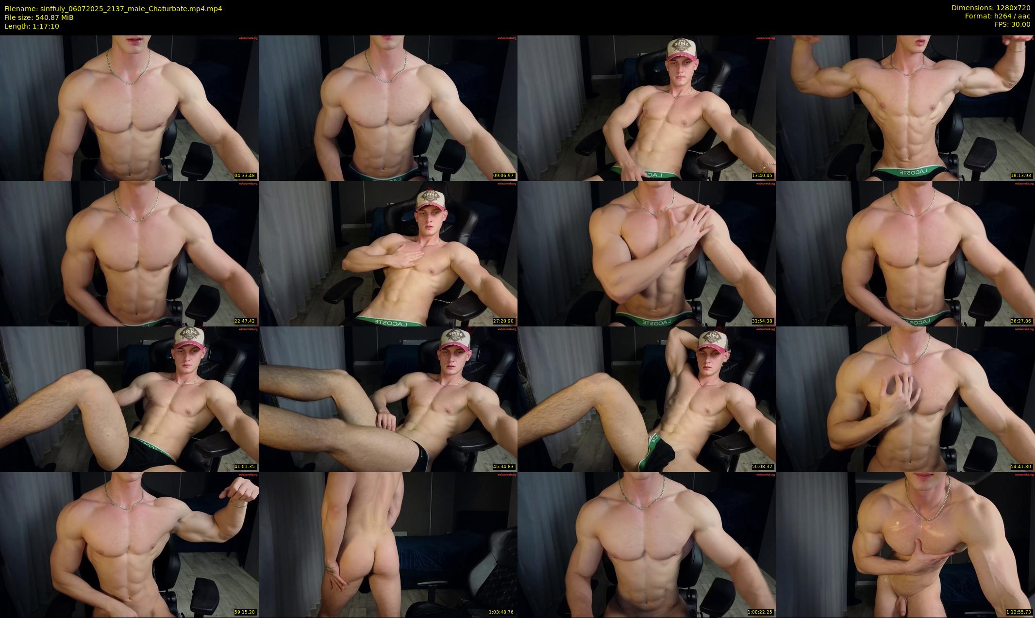 sinffuly — 78 minute Chaturbate male cam show recording, 720p, Jul 6, 2025