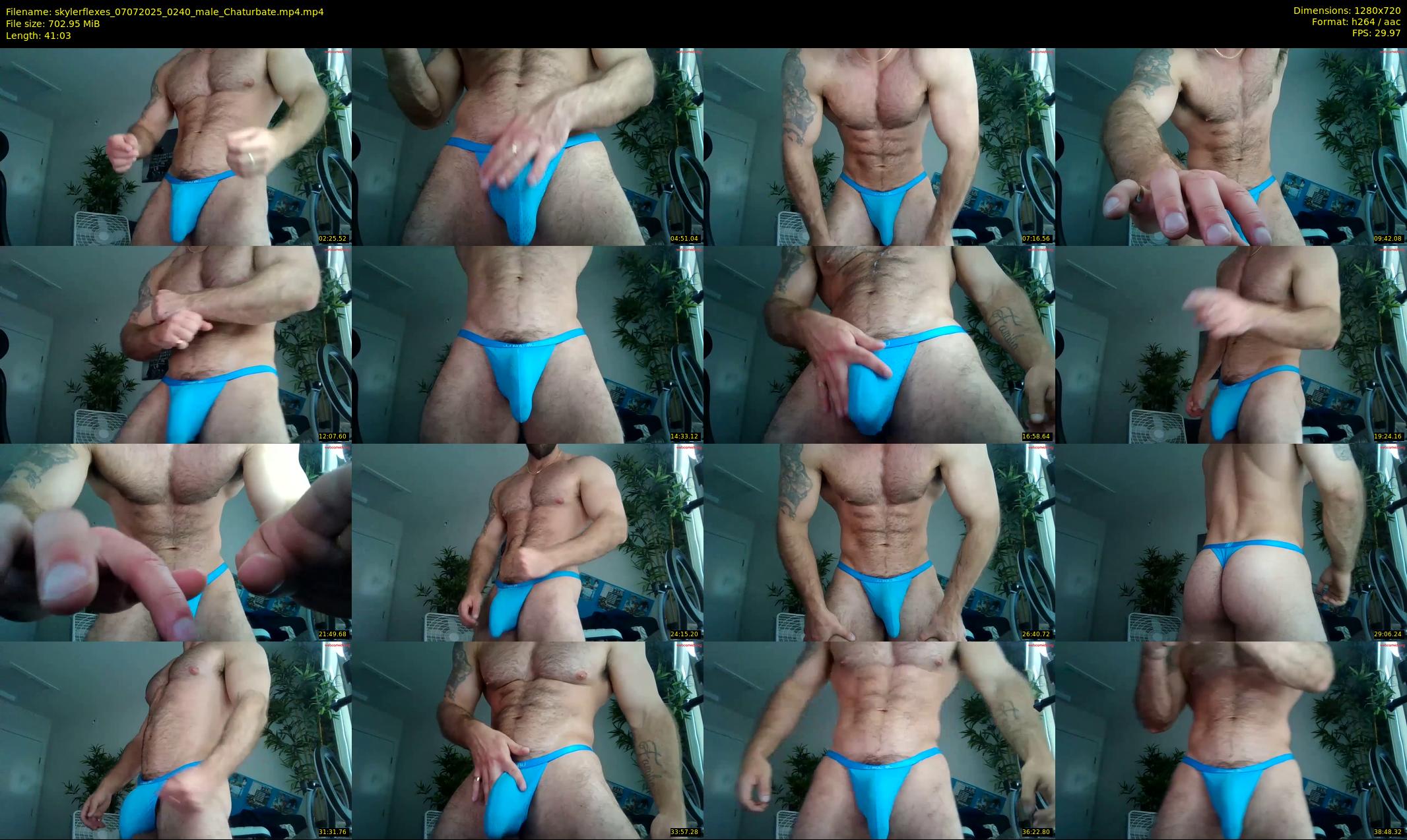 skylerflexes — 42 minute Chaturbate male cam show recording, 720p, Jul 7, 2025