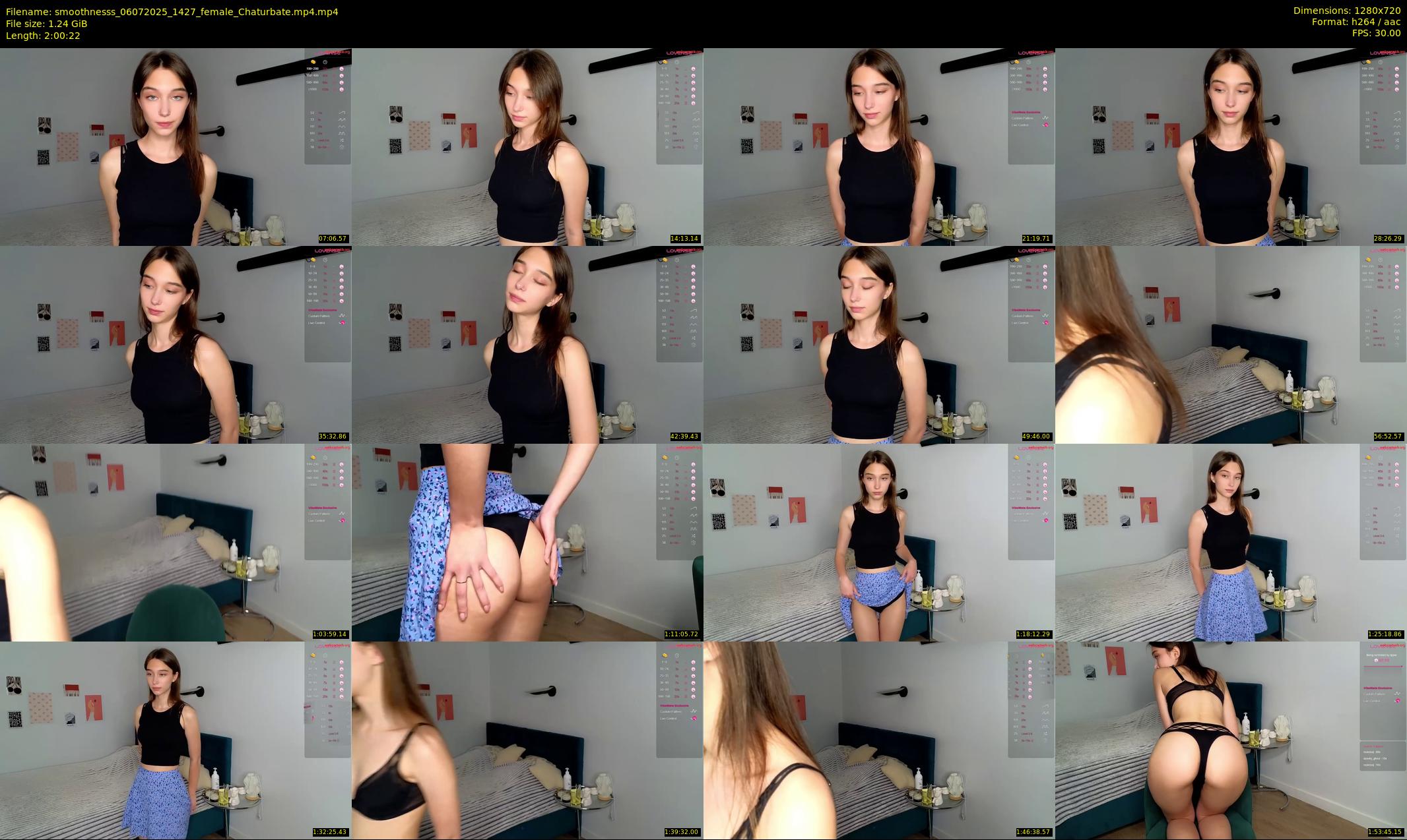 smoothnesss — 121 minute Chaturbate female cam show recording, 720p, Jul 6, 2025