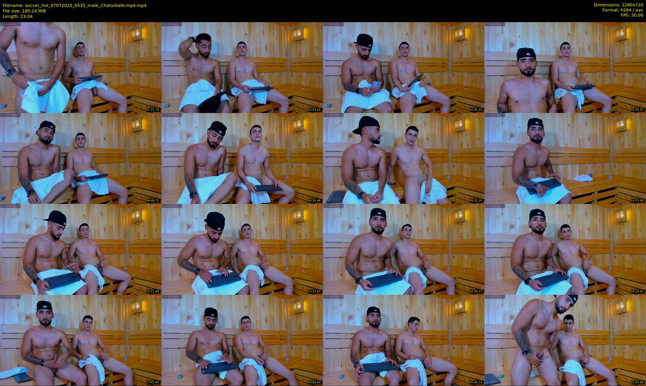 soccer_hot — 24 minute Chaturbate male cam show recording, 720p, Jul 7, 2025