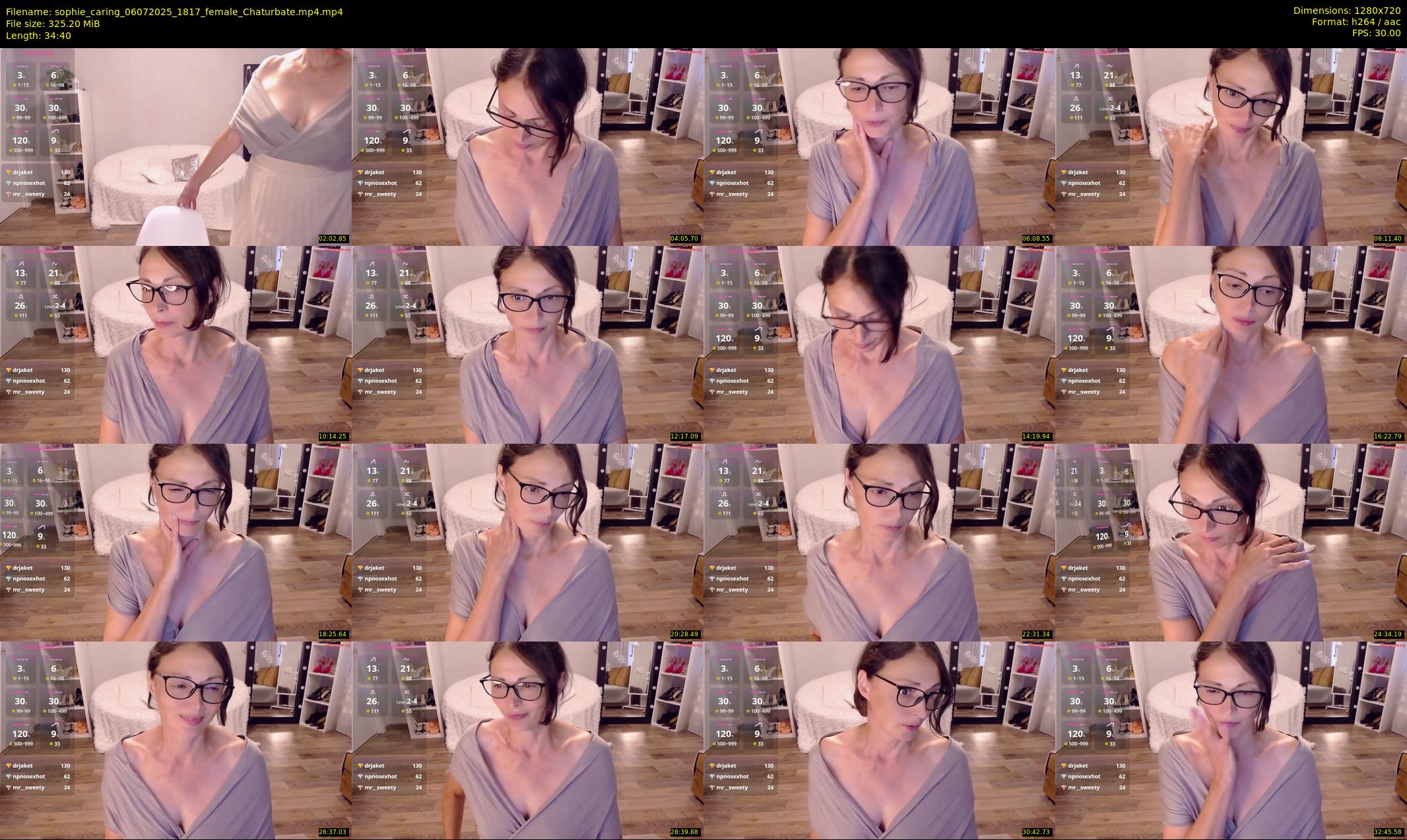 sophie_caring — 35 minute Chaturbate female cam show recording, 720p, Jul 6, 2025