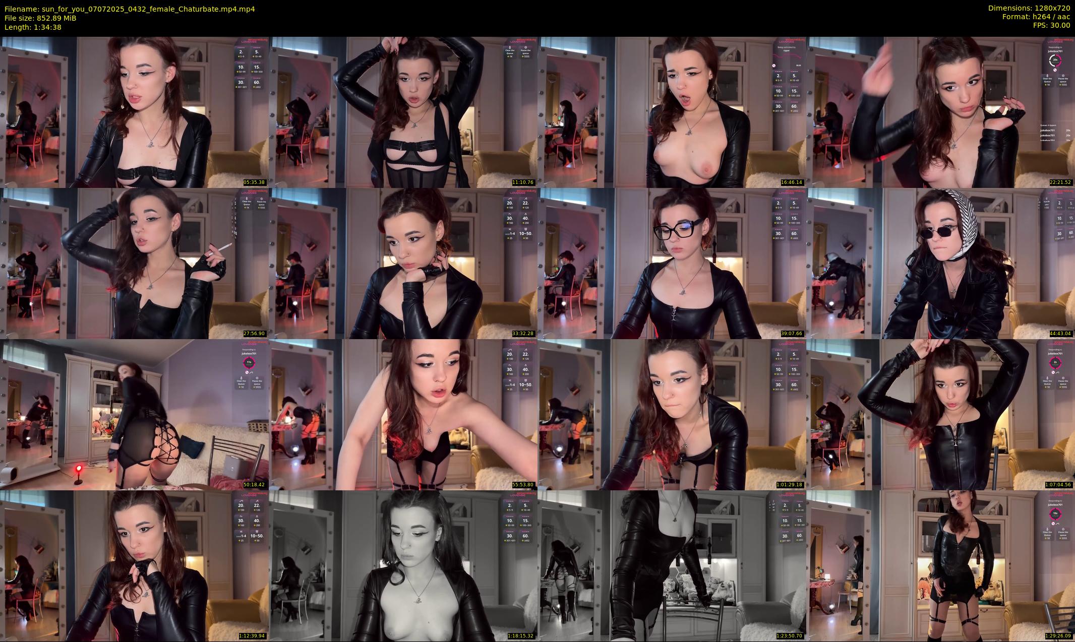 sun_for_you — 95 minute Chaturbate female cam show recording, 720p, Jul 7, 2025
