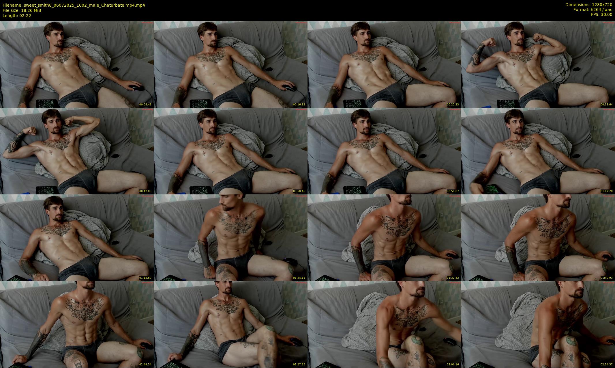 sweet_smith8 — 3 minute Chaturbate male cam show recording, 720p, Jul 6, 2025