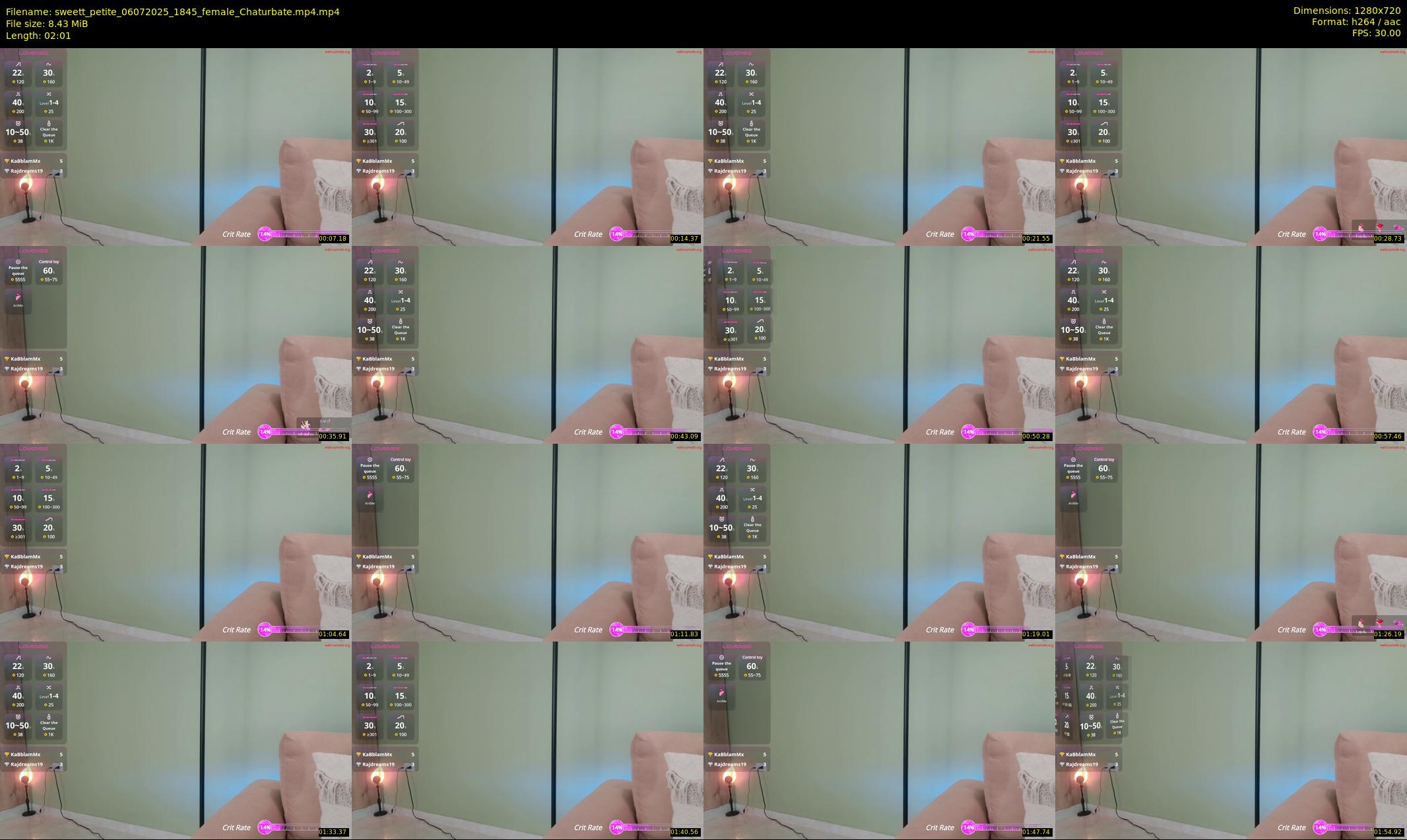 sweett_petite — 3 minute Chaturbate female cam show recording, 720p, Jul 6, 2025