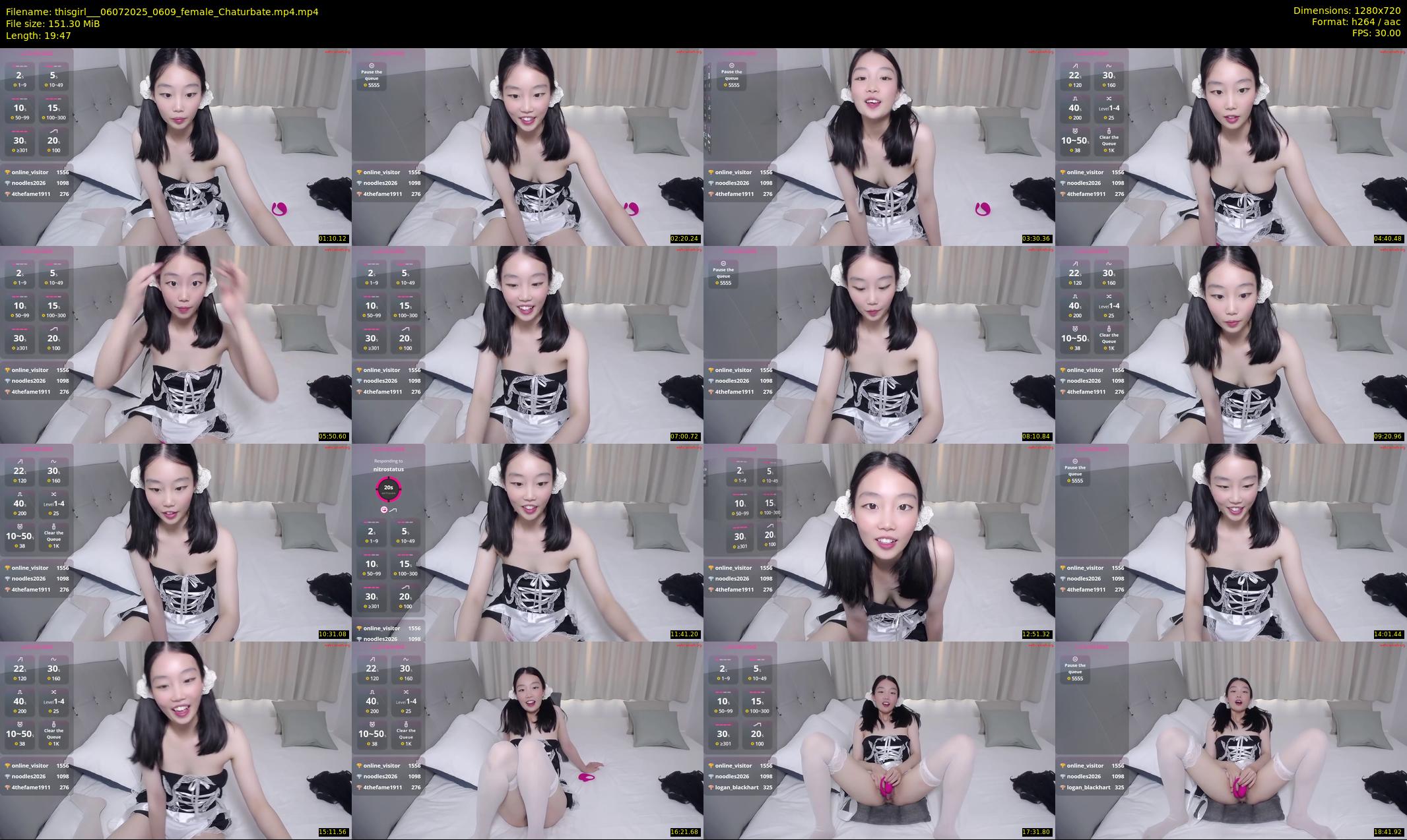 thisgirl__ — 20 minute Chaturbate female cam show recording, 720p, Jul 6, 2025