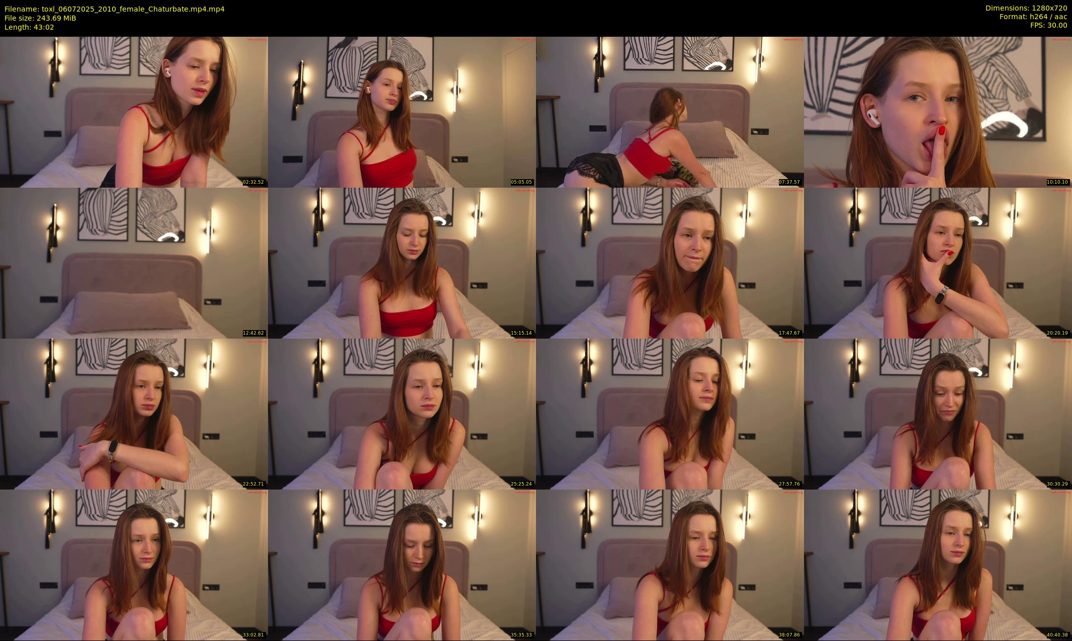 toxl — 44 minute Chaturbate female cam show recording, 720p, Jul 6, 2025