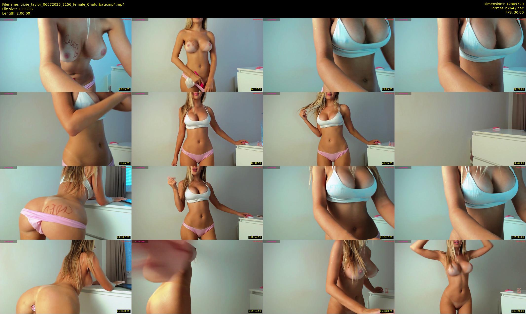 trixie_taylor — 120 minute Chaturbate female cam show recording, 720p, Jul 6, 2025