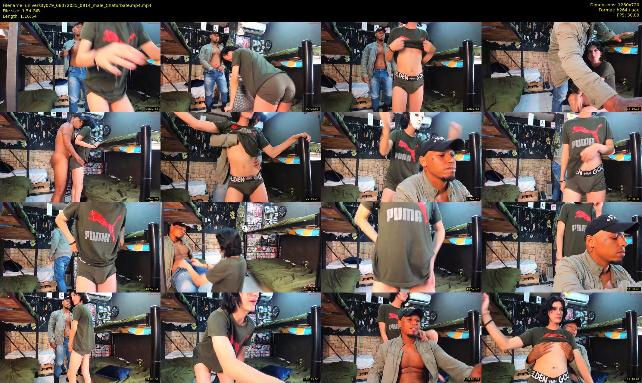 university079 — 77 minute Chaturbate male cam show recording, 720p, Jul 6, 2025