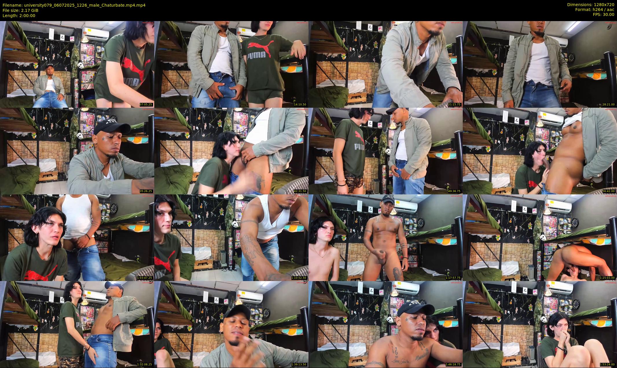university079 — 120 minute Chaturbate male cam show recording, 720p, Jul 6, 2025
