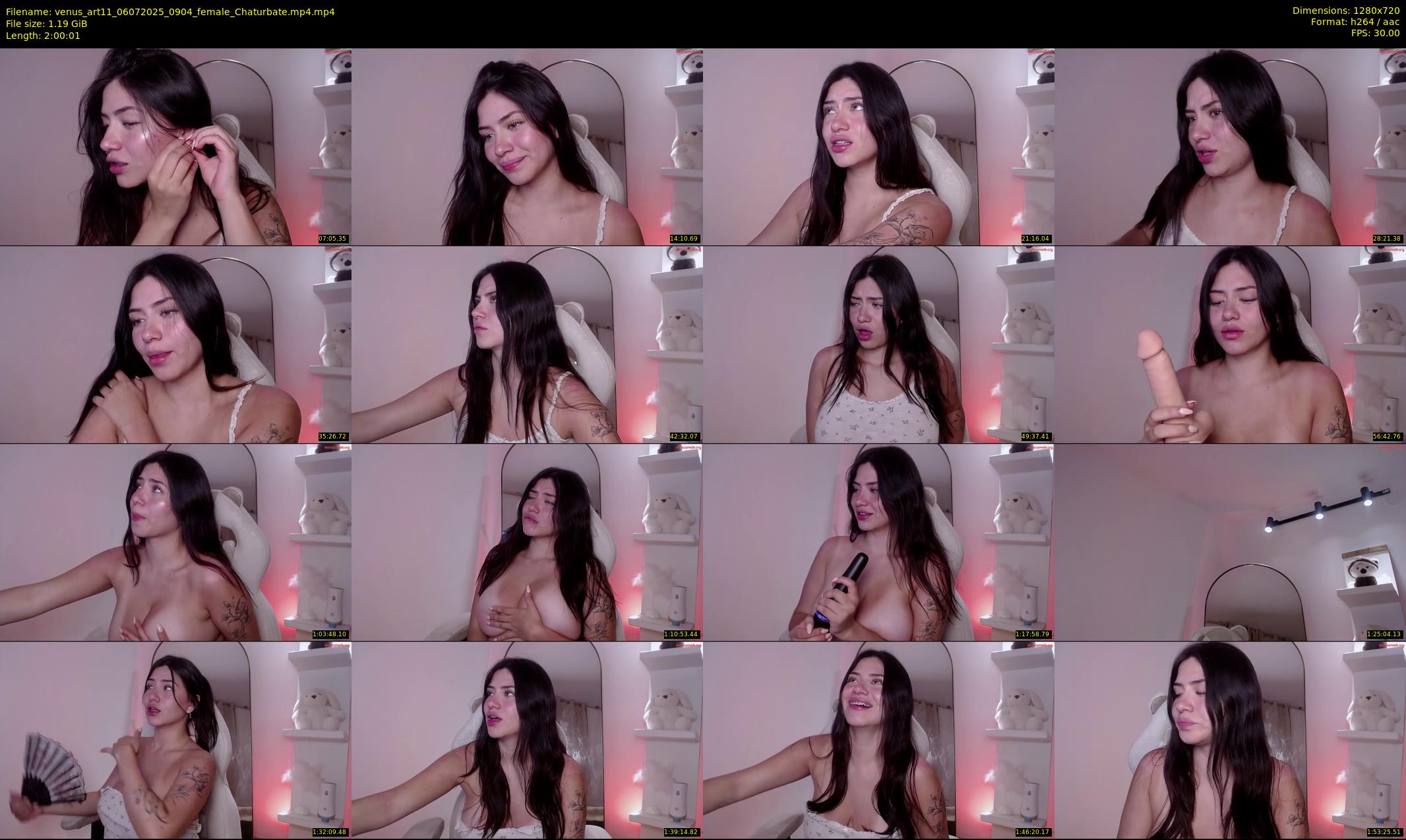 venus_art11 — 121 minute Chaturbate female cam show recording, 720p, Jul 6, 2025