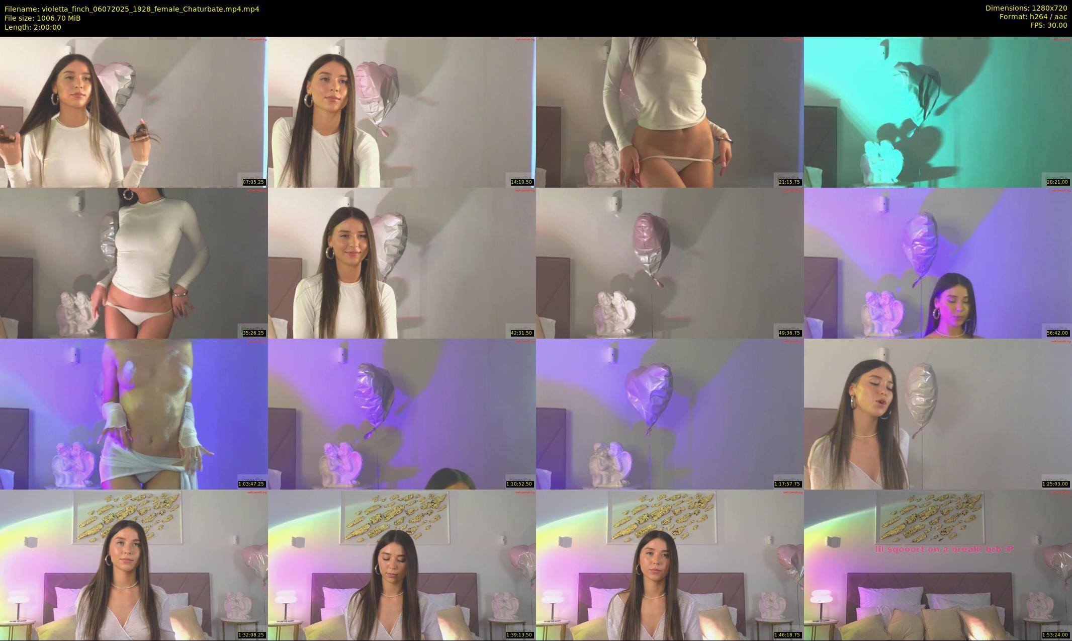 violetta_finch — 120 minute Chaturbate female cam show recording, 720p, Jul 6, 2025