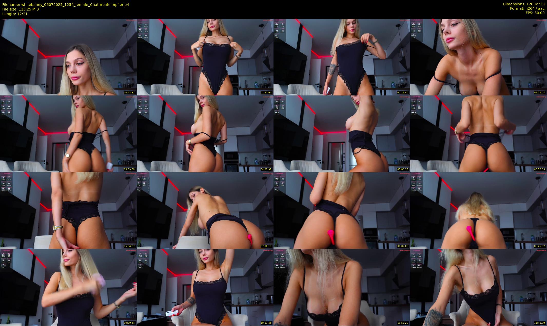 whitebanny — 13 minute Chaturbate couple cam show recording, 720p, Jul 6, 2025