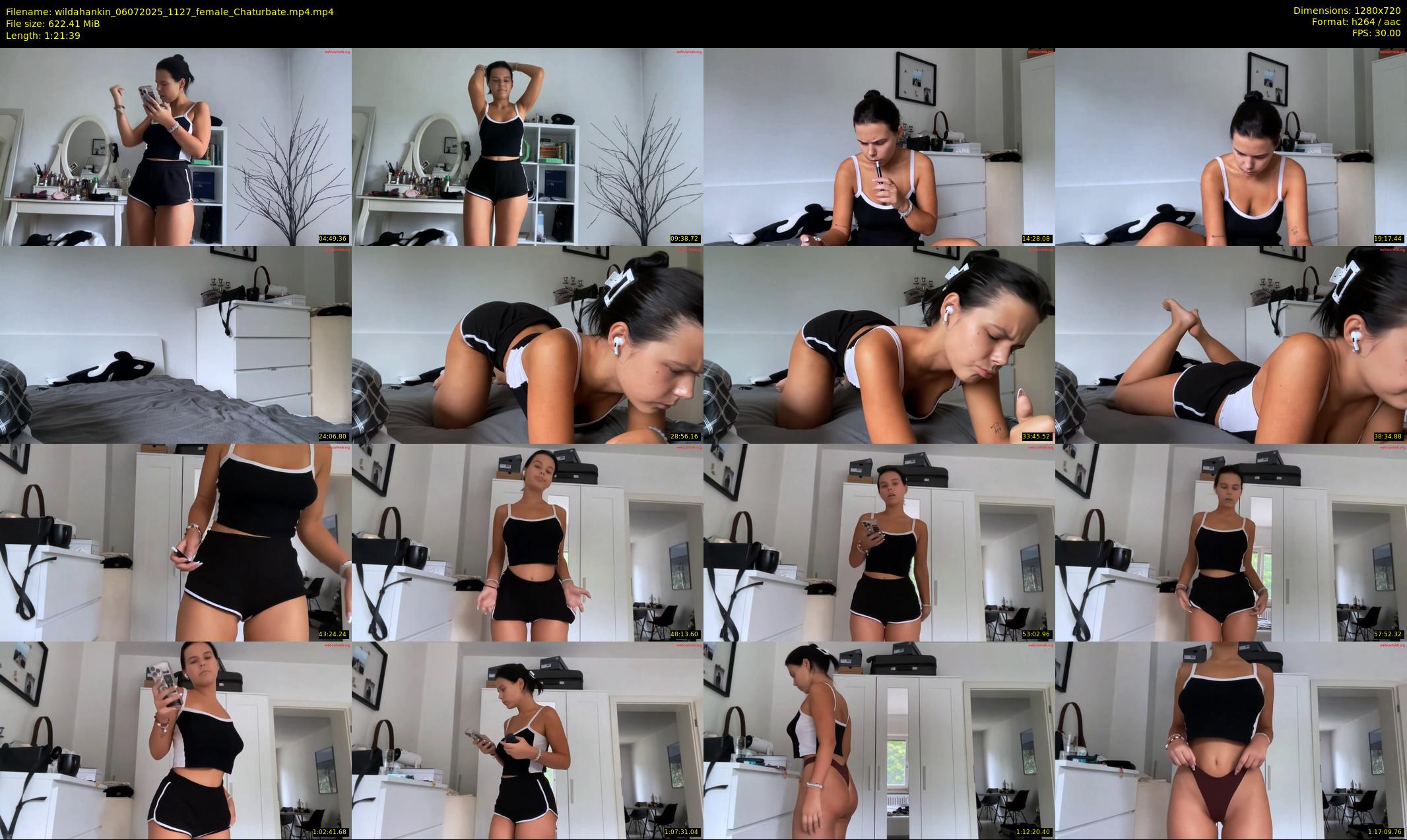wildahankin — 82 minute Chaturbate female cam show recording, 720p, Jul 6, 2025