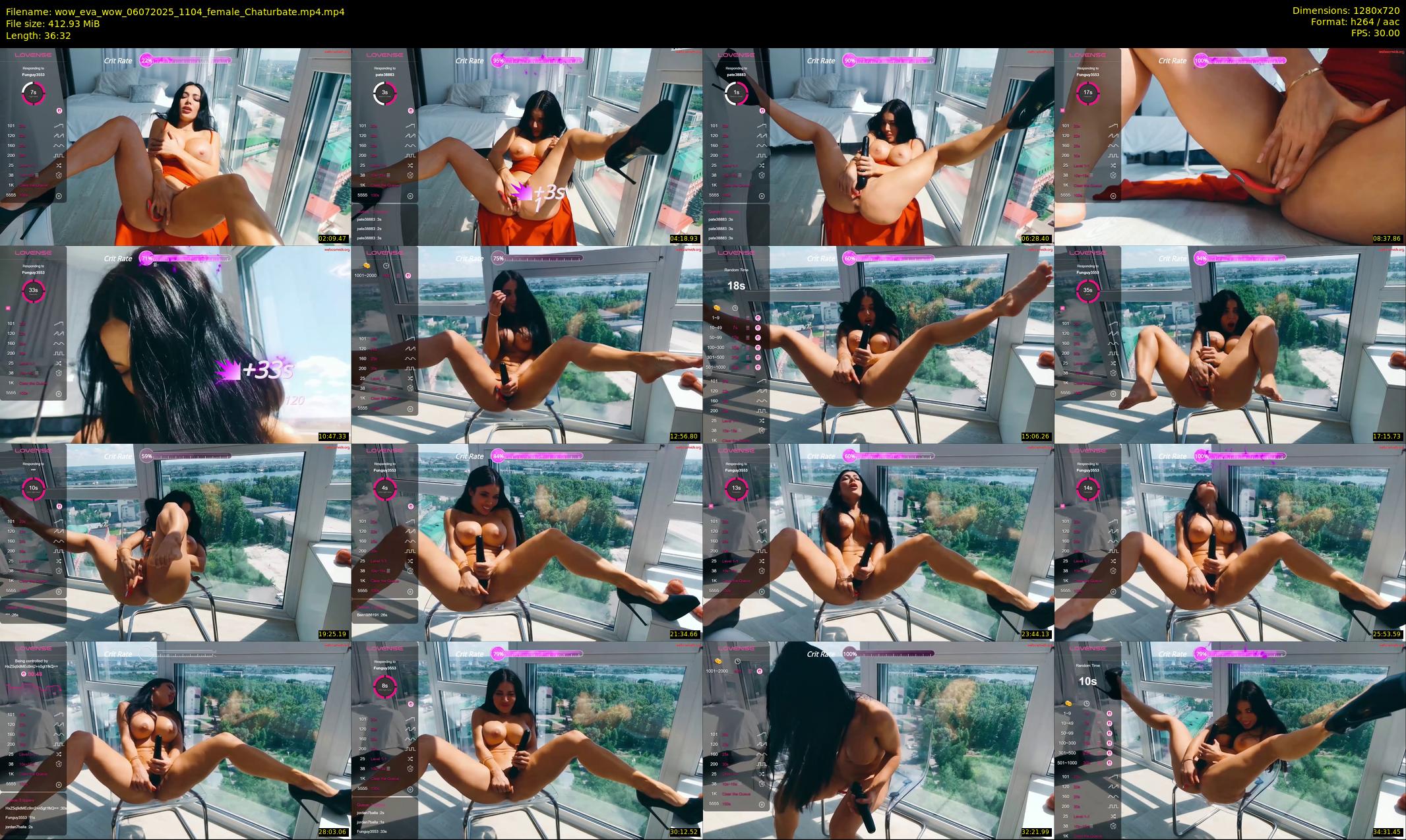 wow_eva_wow — 37 minute Chaturbate female cam show recording, 720p, Jul 6, 2025