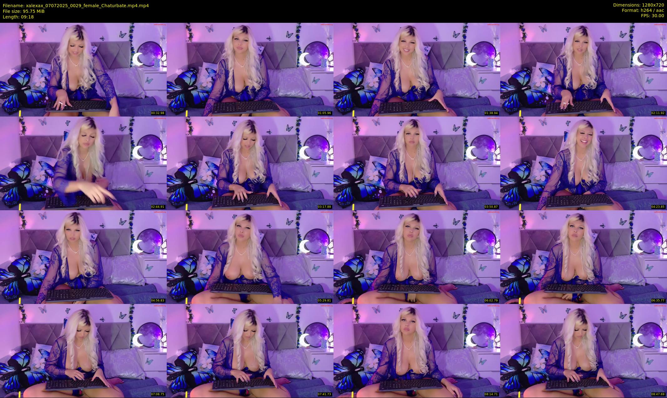 xalexax — 10 minute Chaturbate female cam show recording, 720p, Jul 7, 2025