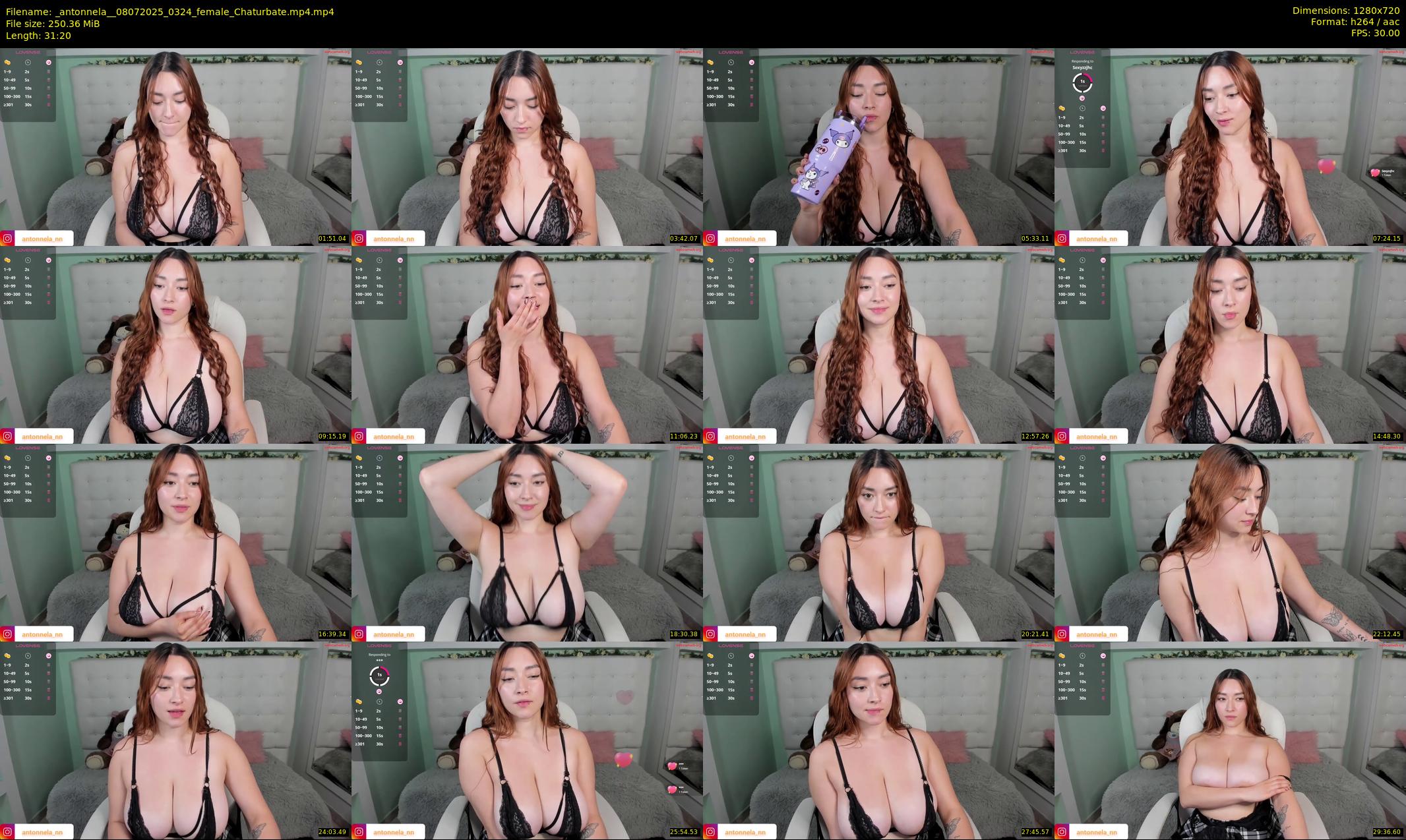 _antonnela_ — 32 minute Chaturbate female cam show recording, 720p, Jul 8, 2025