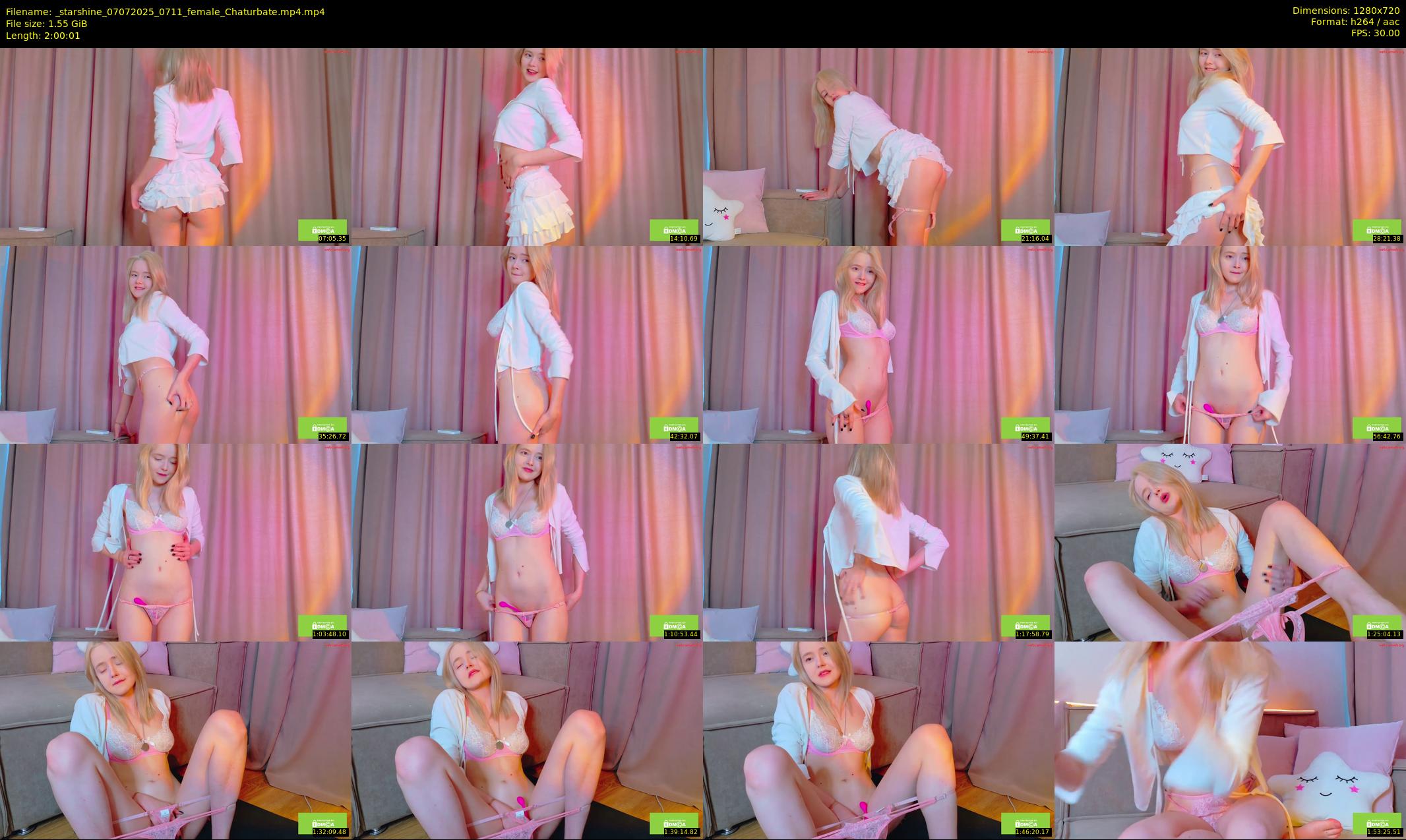 _starshine — 121 minute Chaturbate female cam show recording, 720p, Jul 7, 2025