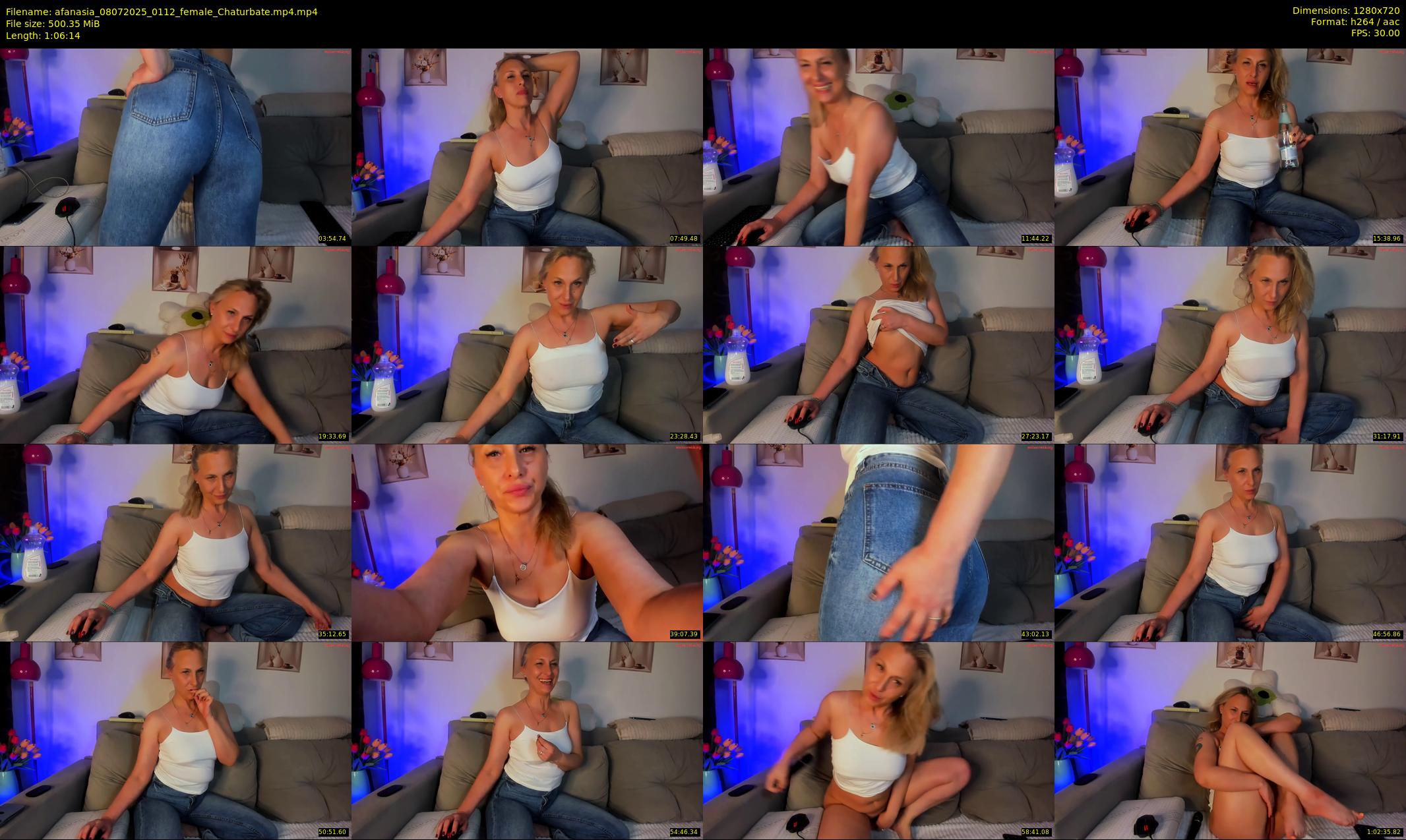 afanasia — 67 minute Chaturbate female cam show recording, 720p, Jul 8, 2025