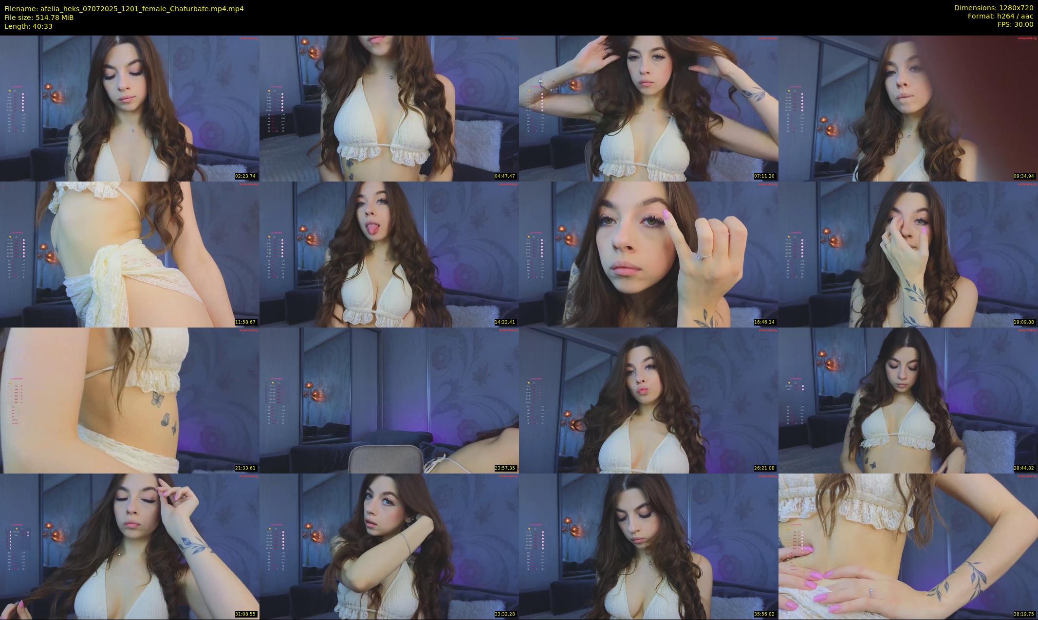 afelia_heks — 41 minute Chaturbate female cam show recording, 720p, Jul 7, 2025