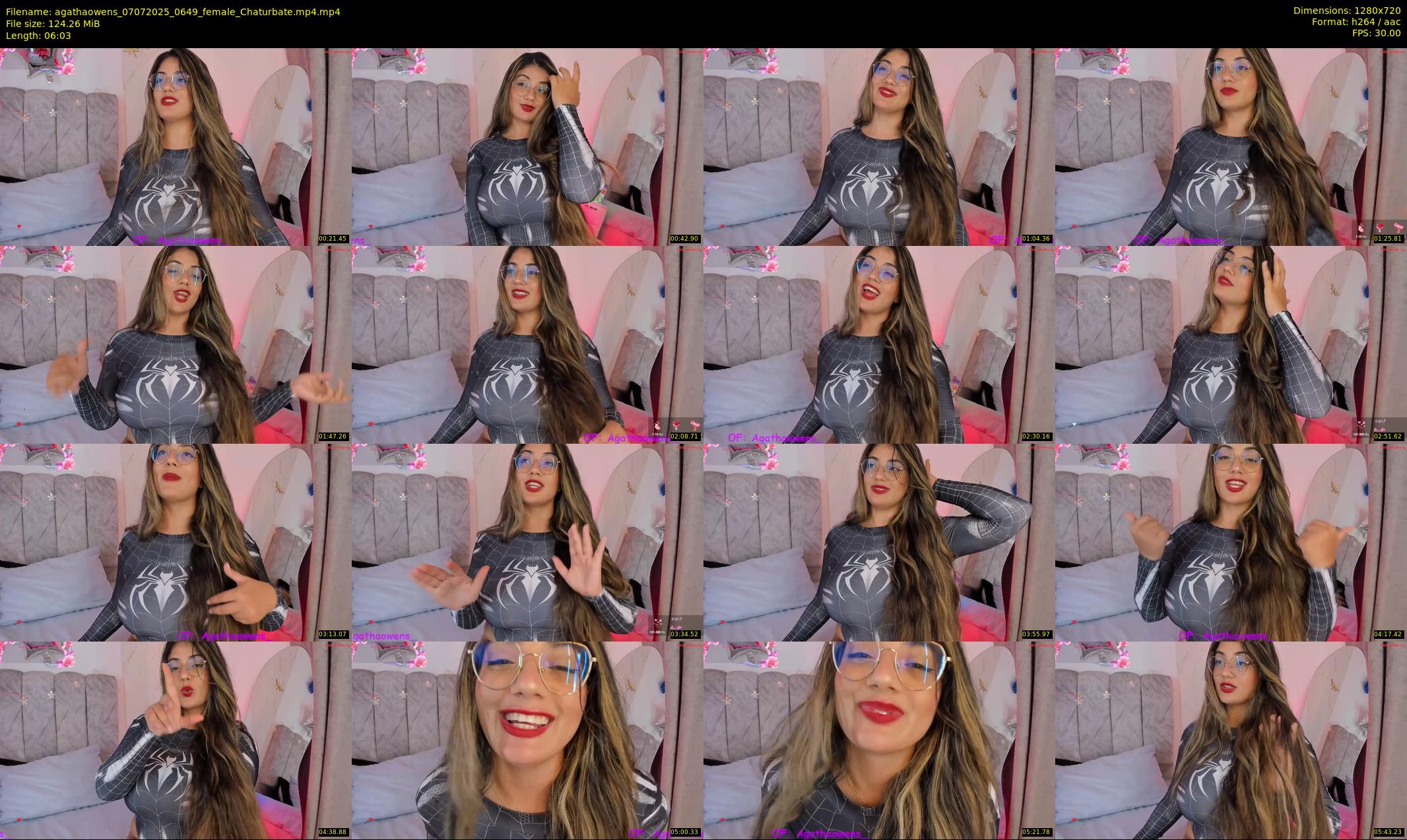agathaowens — 7 minute Chaturbate female cam show recording, 720p, Jul 7, 2025