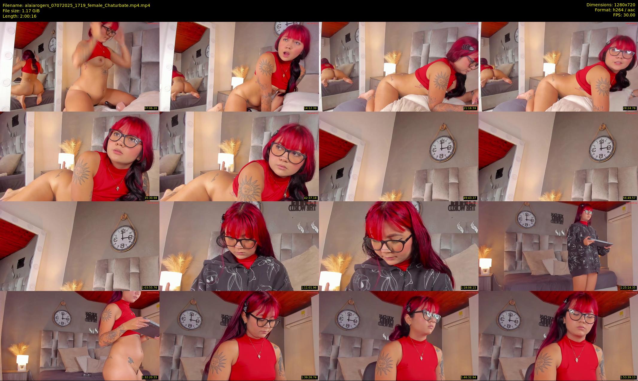 alaiarogers — 121 minute Chaturbate female cam show recording, 720p, Jul 7, 2025