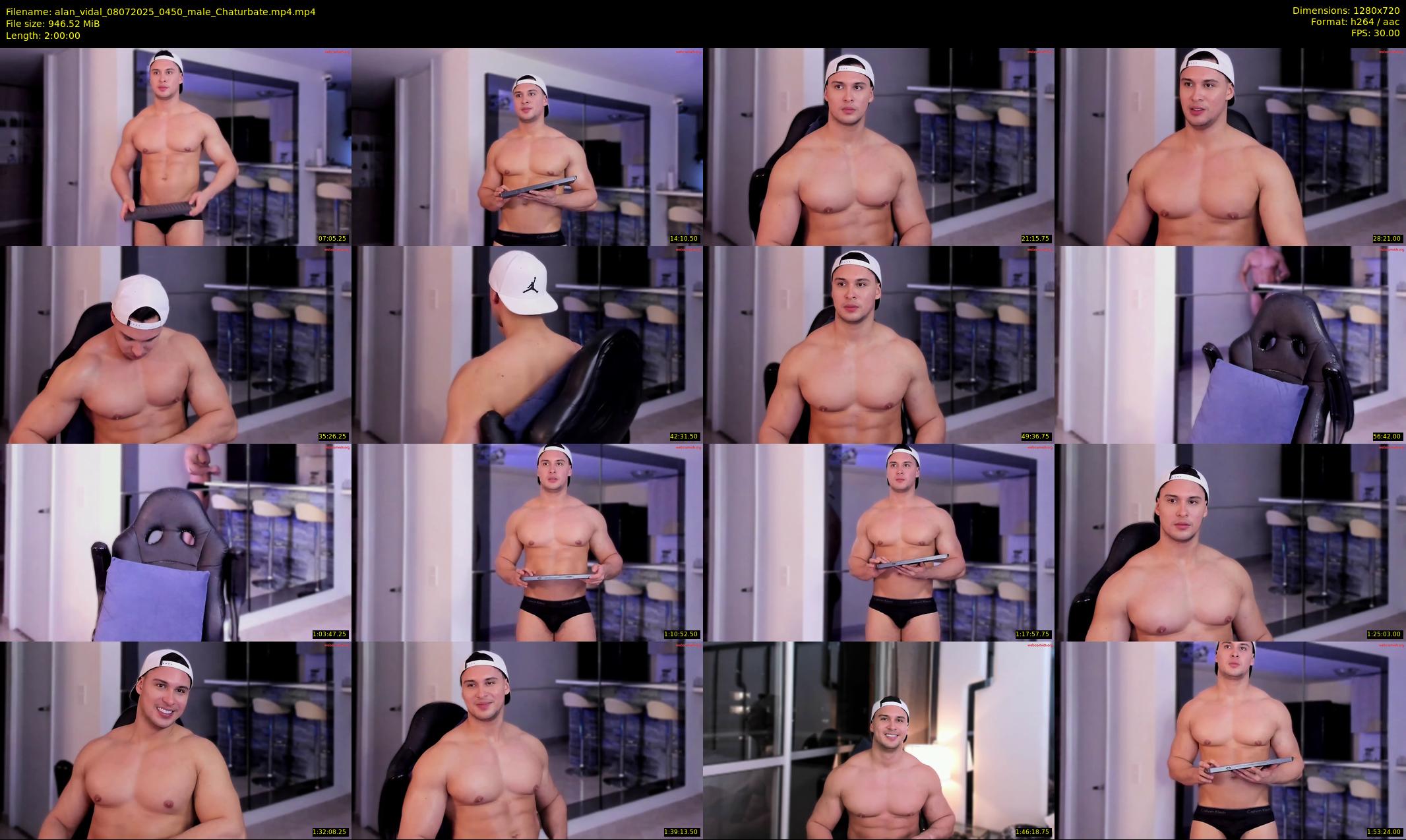 alan_vidal — 120 minute Chaturbate male cam show recording, 720p, Jul 8, 2025