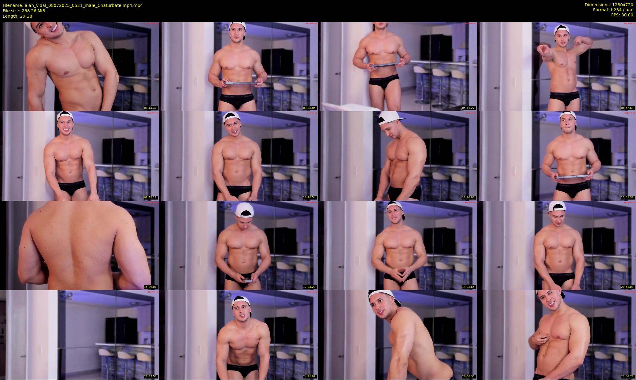 alan_vidal — 30 minute Chaturbate male cam show recording, 720p, Jul 8, 2025